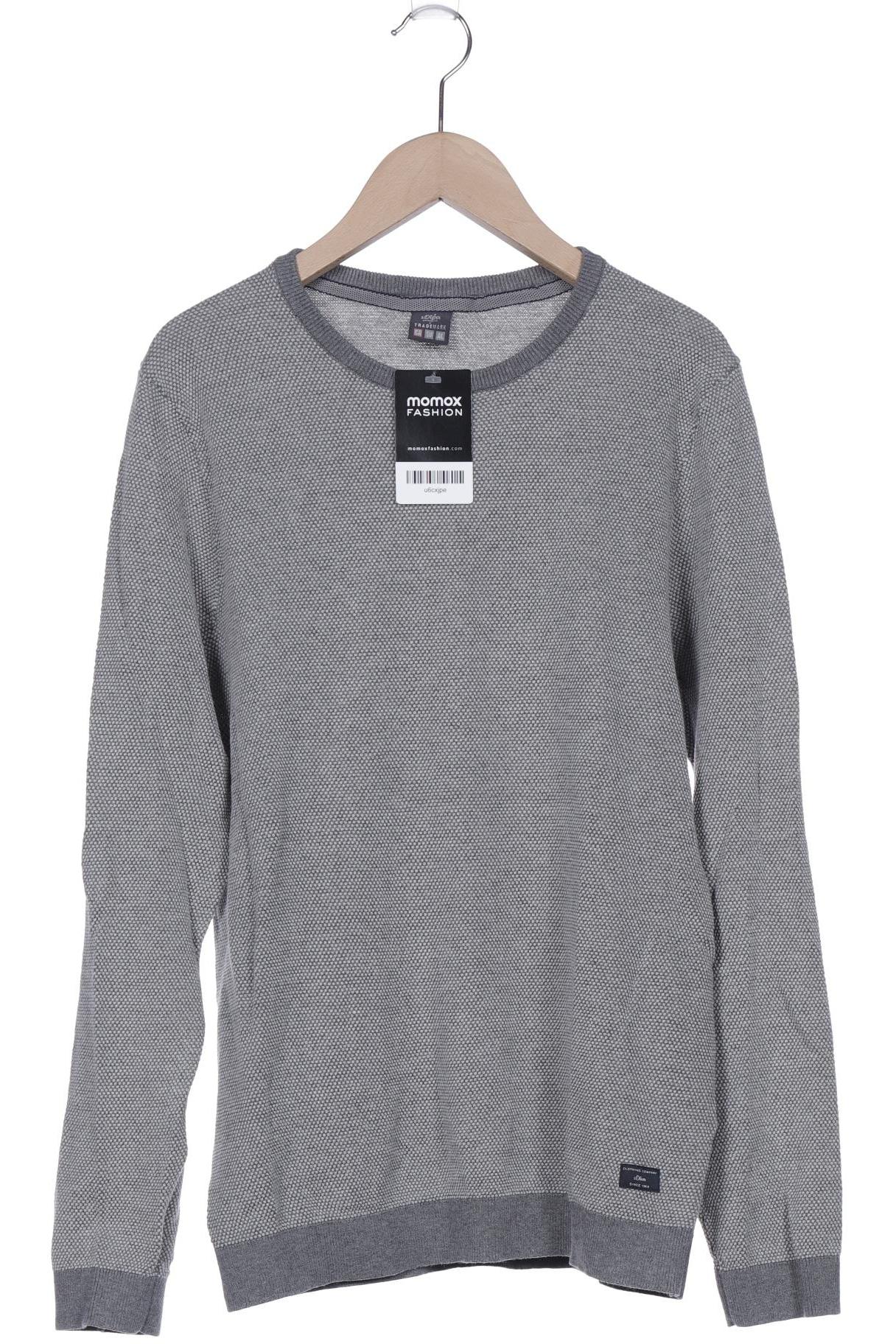 

s.Oliver Herren Langarmshirt, grau, Gr. 48