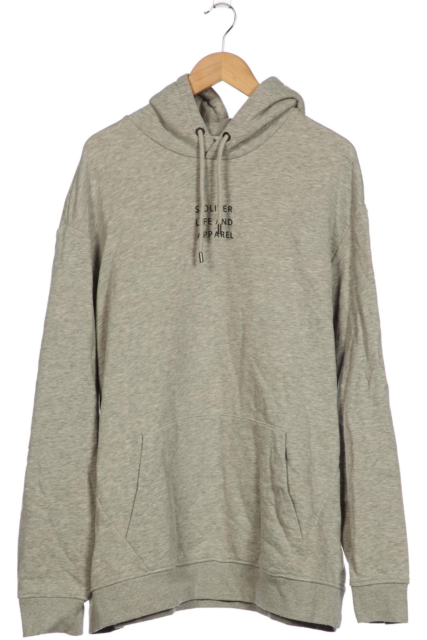 

s.Oliver Herren Kapuzenpullover, grau, Gr. 60