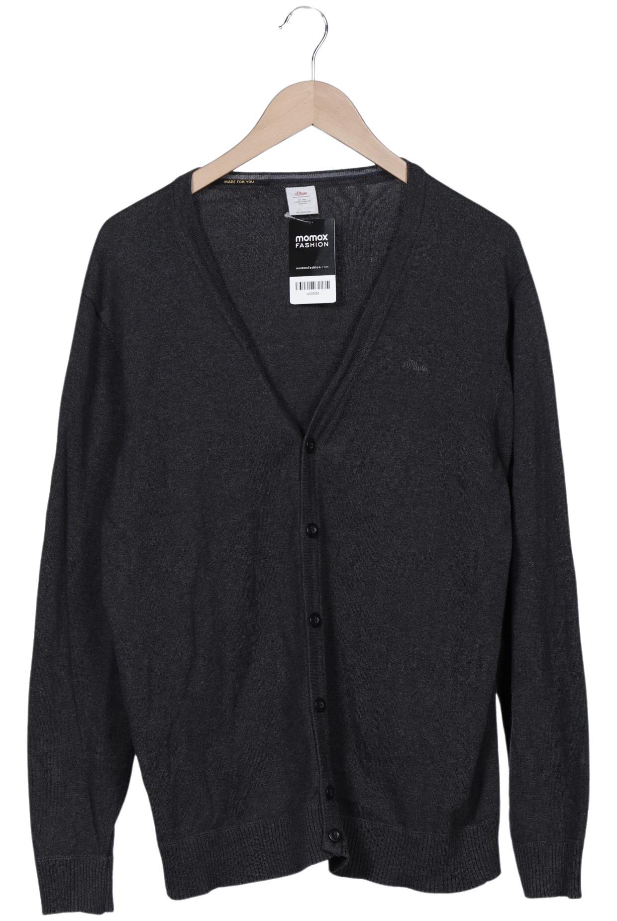 

s.Oliver Herren Strickjacke, grau, Gr. 54