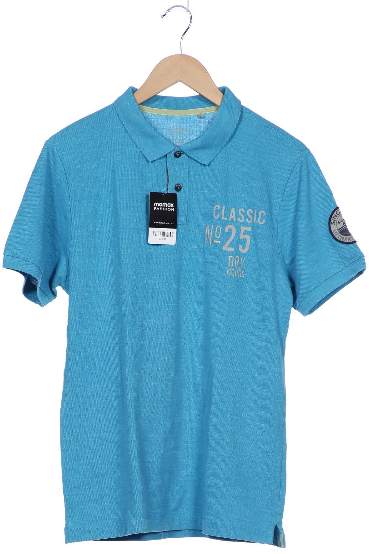

s.Oliver Herren Poloshirt, blau, Gr. 52