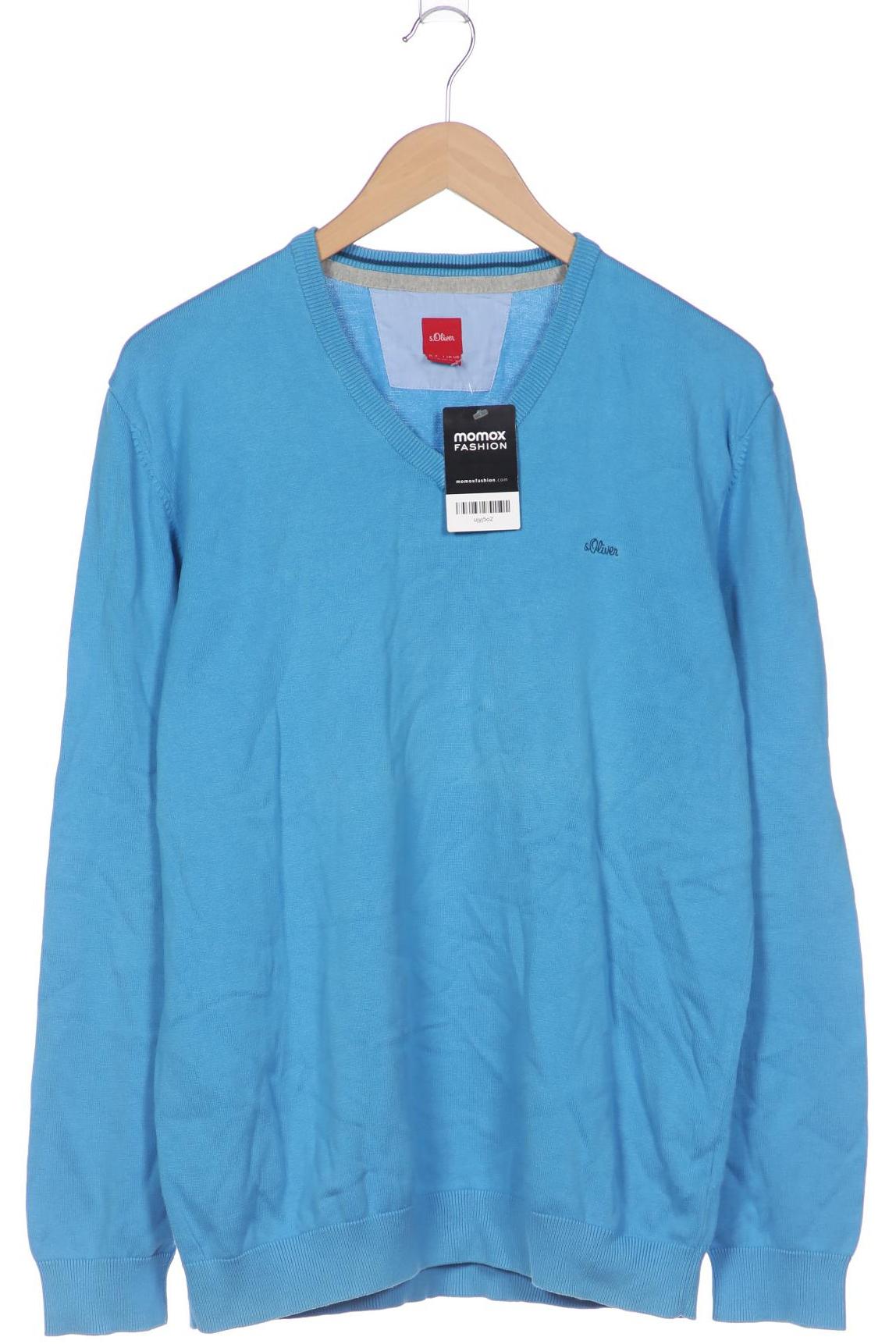 

s.Oliver Herren Pullover, blau, Gr. 54