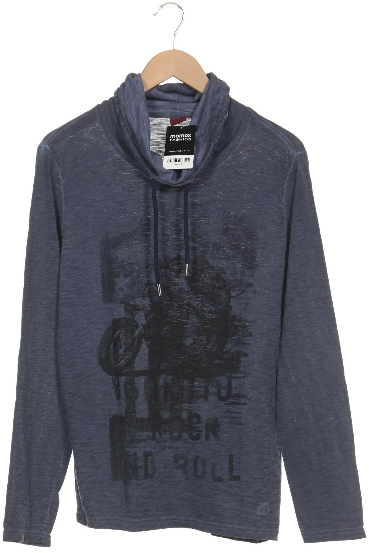 

s.Oliver Herren Langarmshirt, marineblau, Gr. 48
