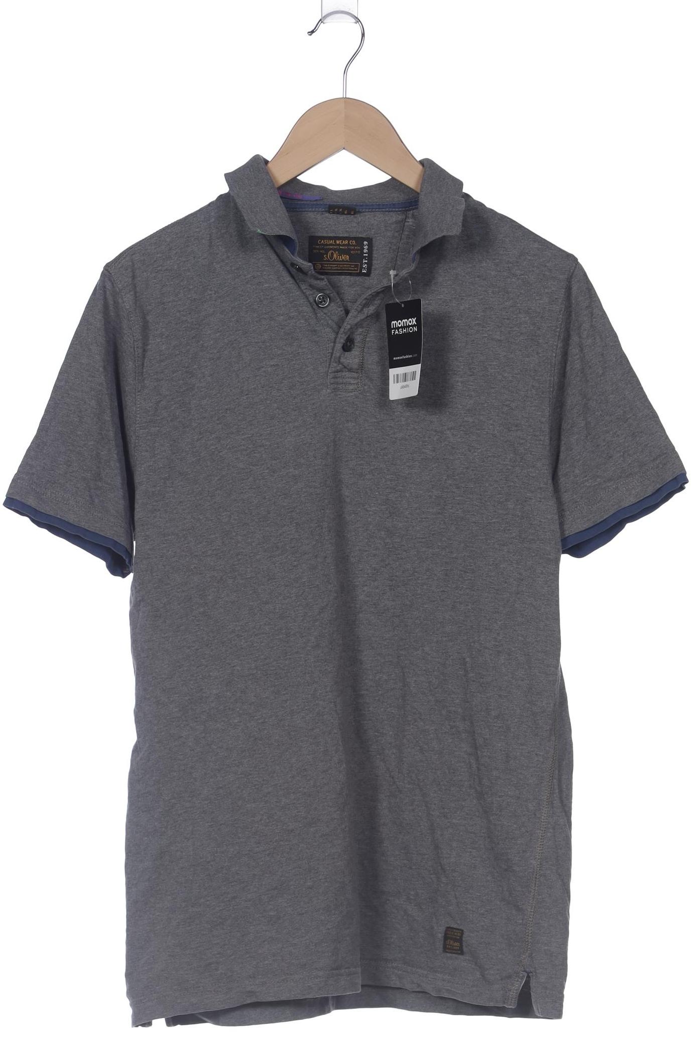 

s.Oliver Herren Poloshirt, grau, Gr. 52