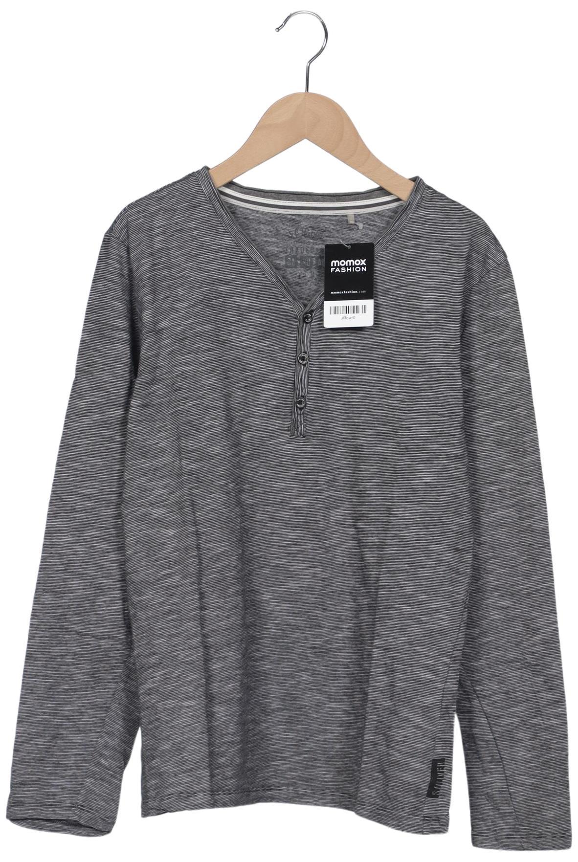 

s.Oliver Herren Langarmshirt, grau, Gr. 48