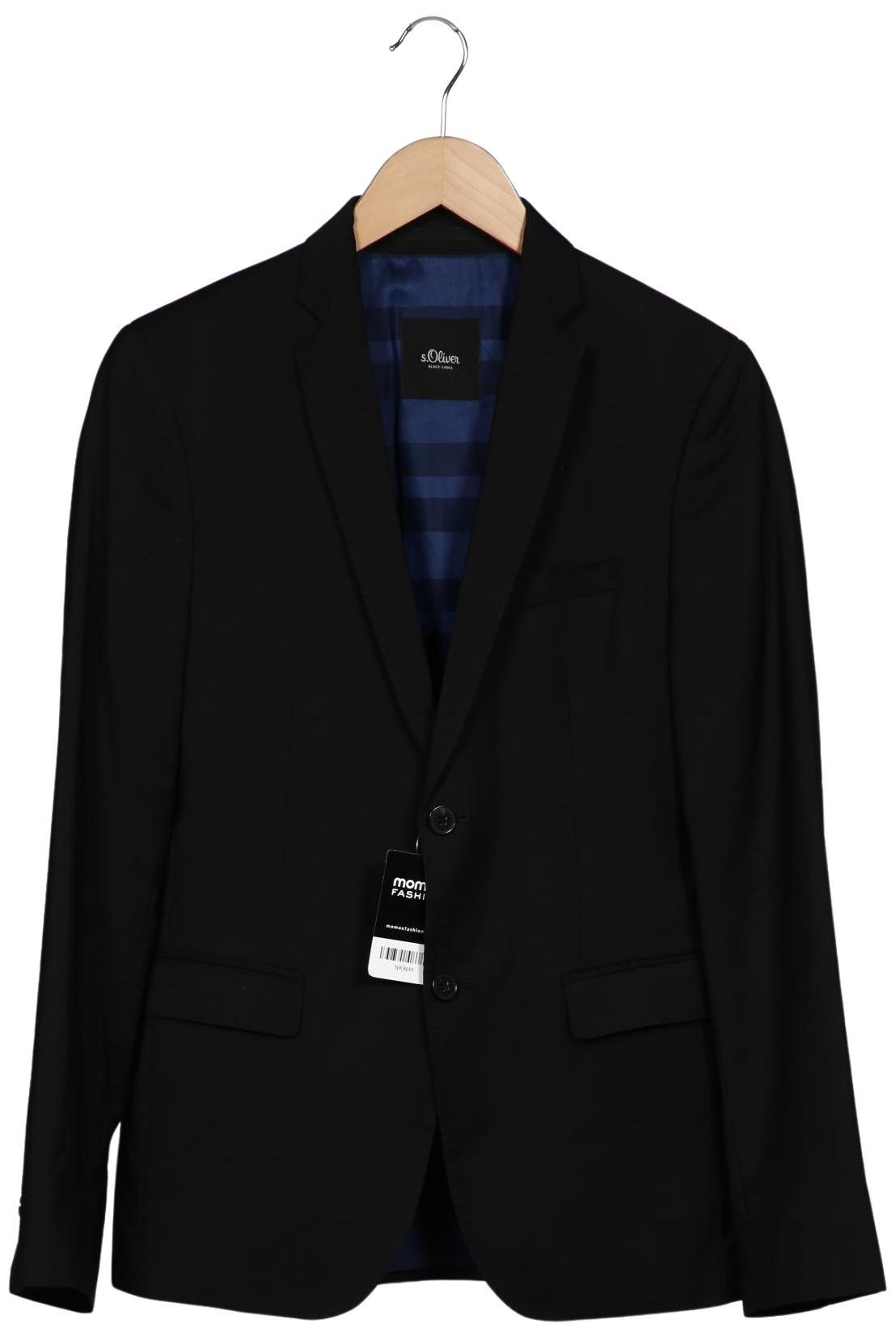 

s.Oliver Herren Sakko, schwarz, Gr. 46