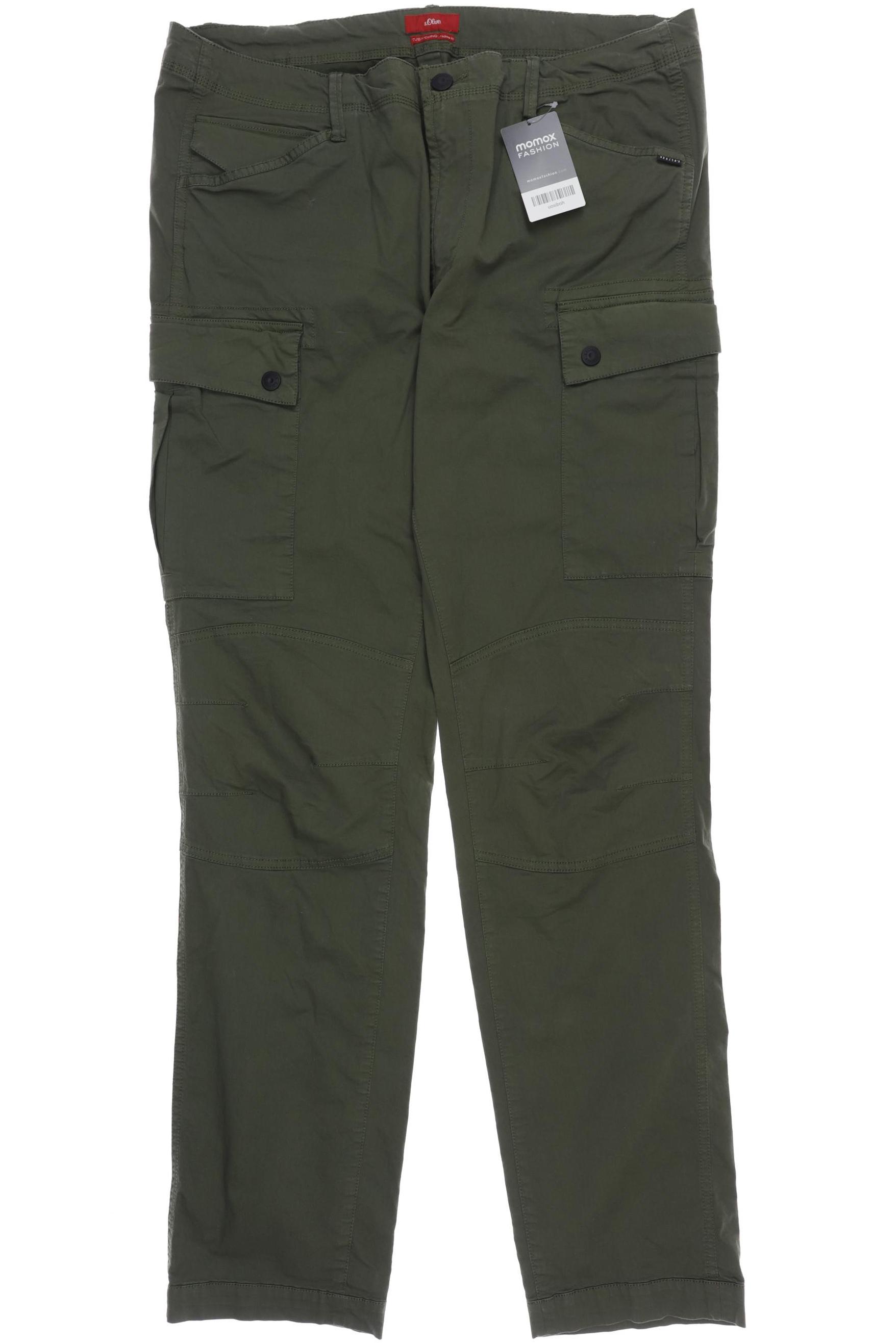 

s.Oliver Herren Stoffhose, grün, Gr. 36