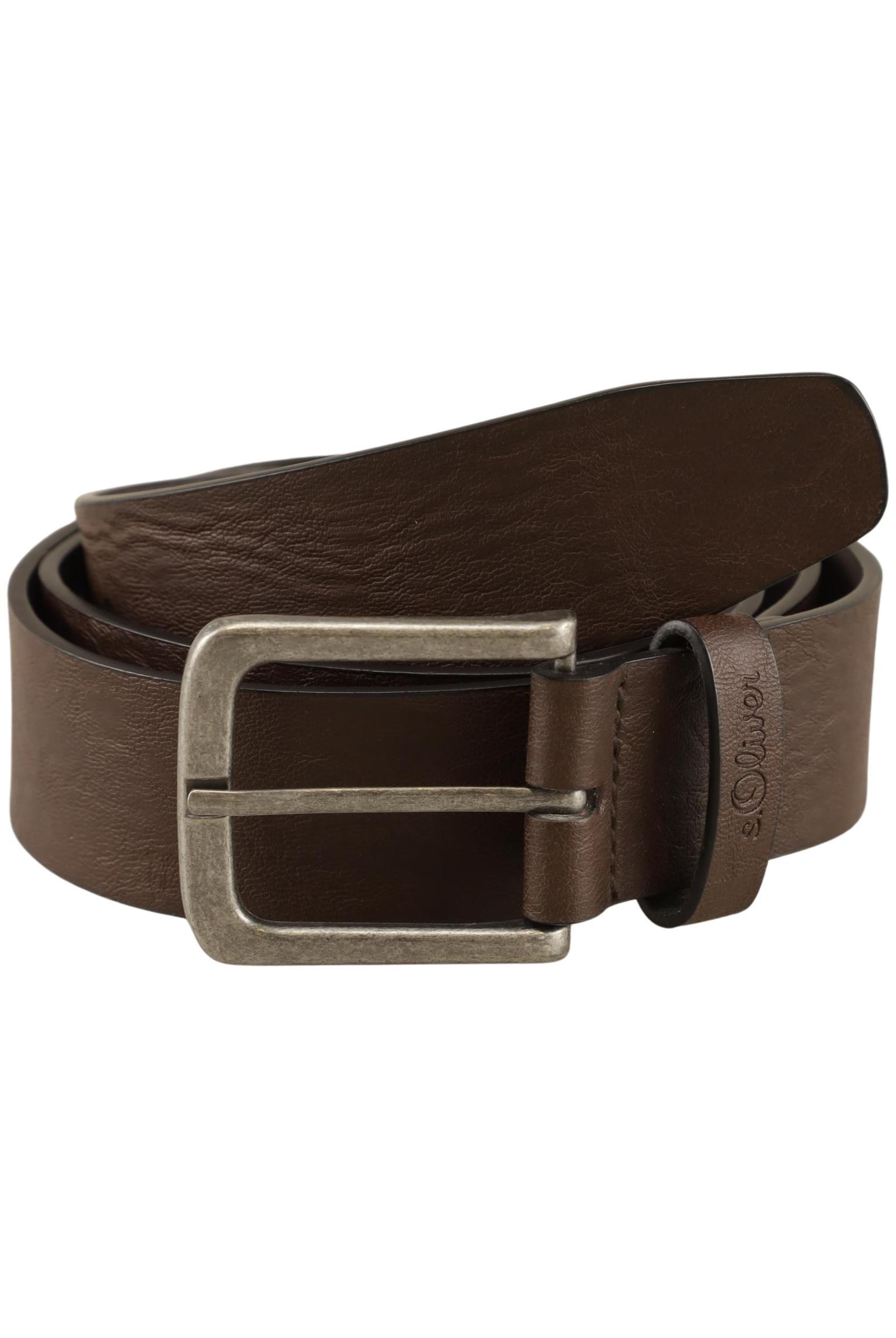 

s.Oliver Herren Gürtel, braun, Gr. 100