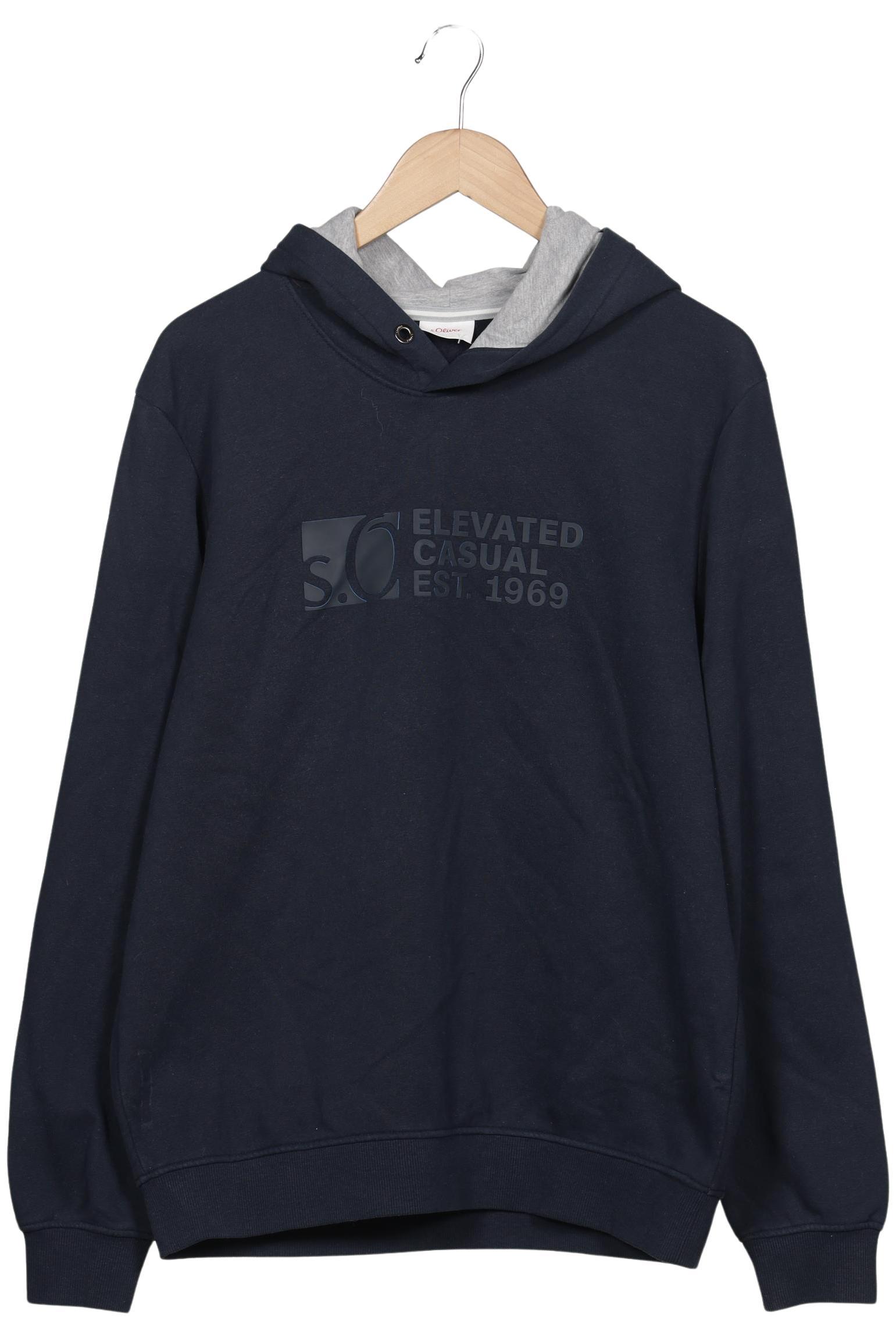 

s.Oliver Herren Kapuzenpullover, marineblau, Gr. 52