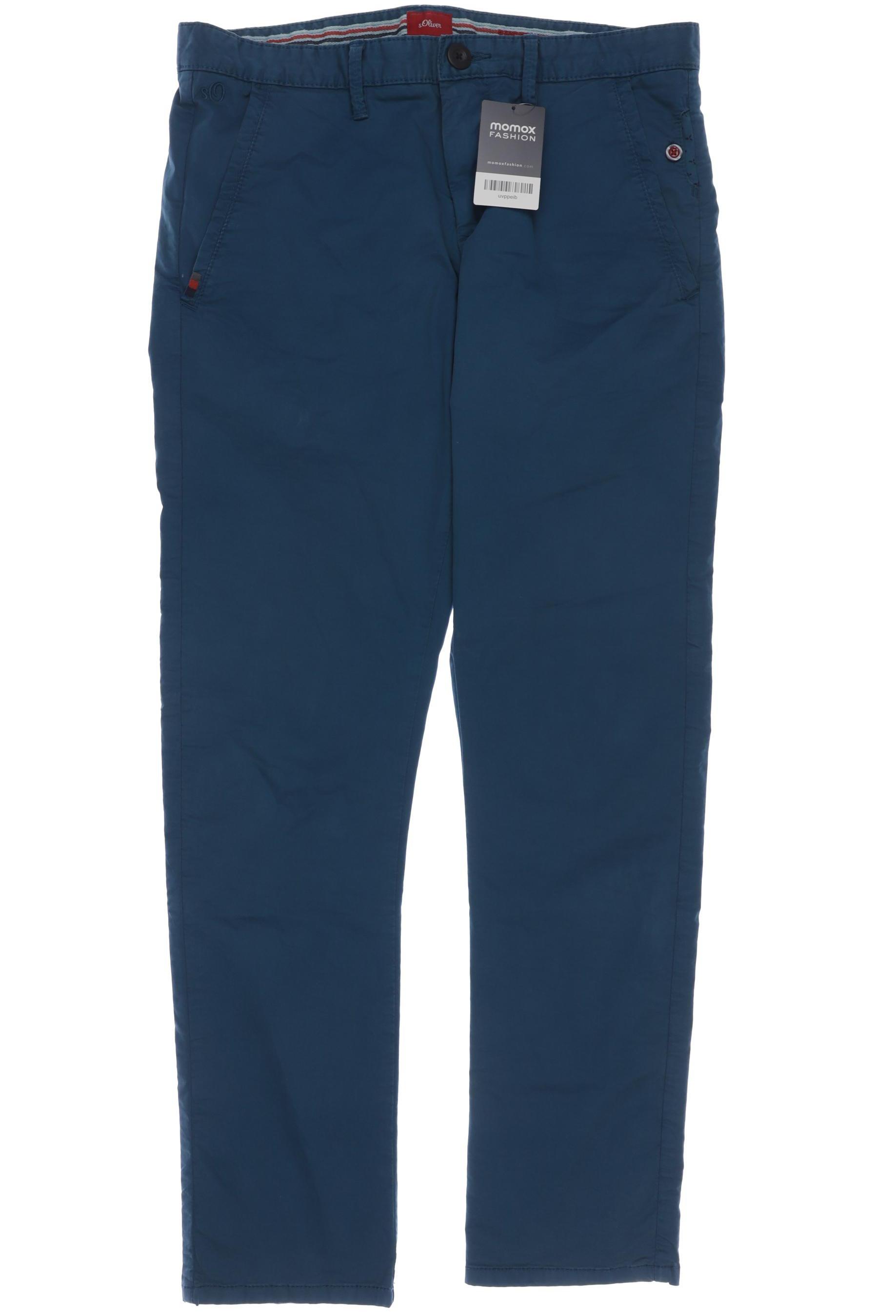 

s.Oliver Herren Stoffhose, blau, Gr. 30