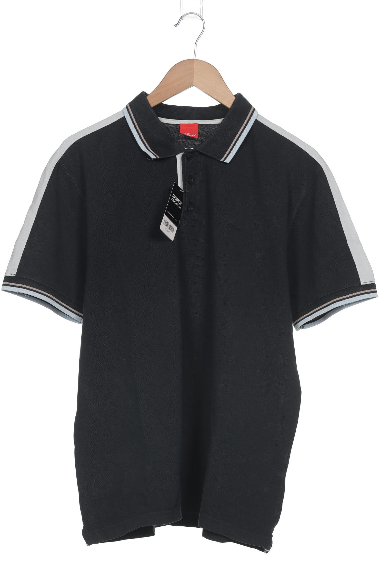 

s.Oliver Herren Poloshirt, schwarz, Gr. 54