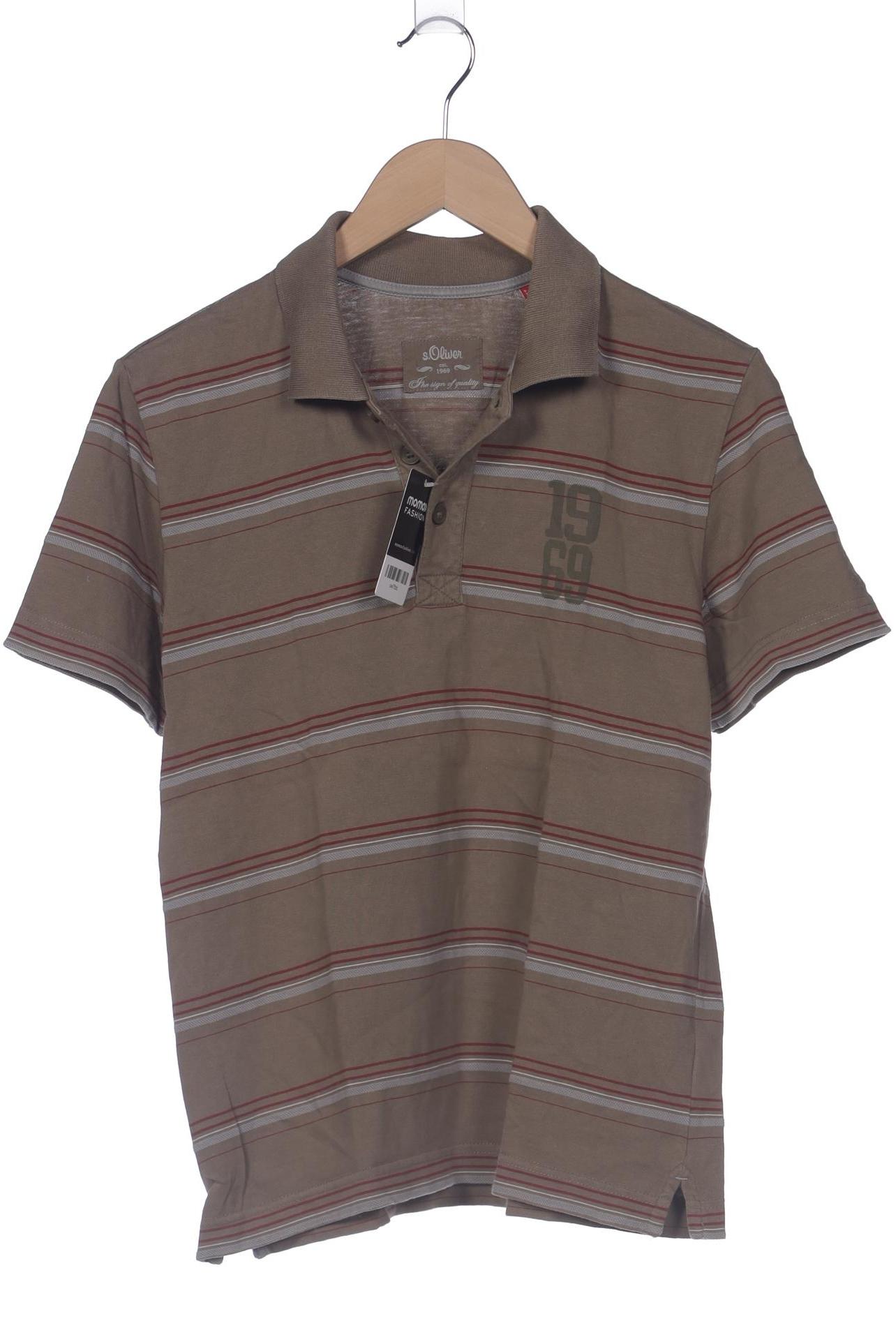 

s.Oliver Herren Poloshirt, braun, Gr. 46