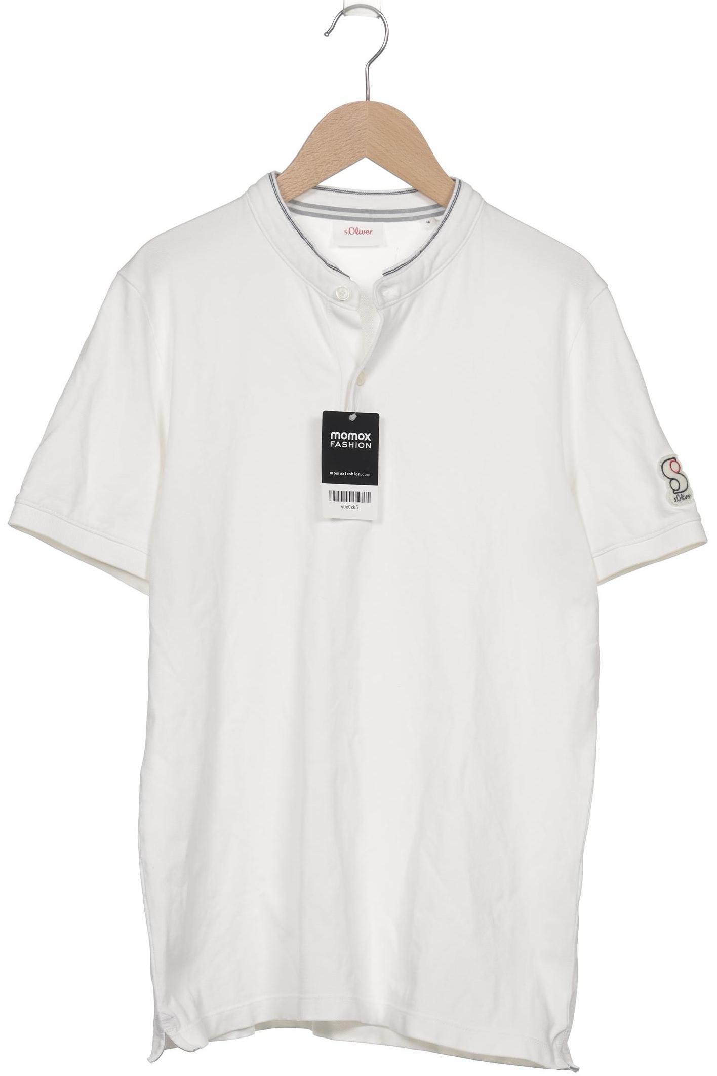 

s.Oliver Herren Poloshirt, weiß, Gr. 48