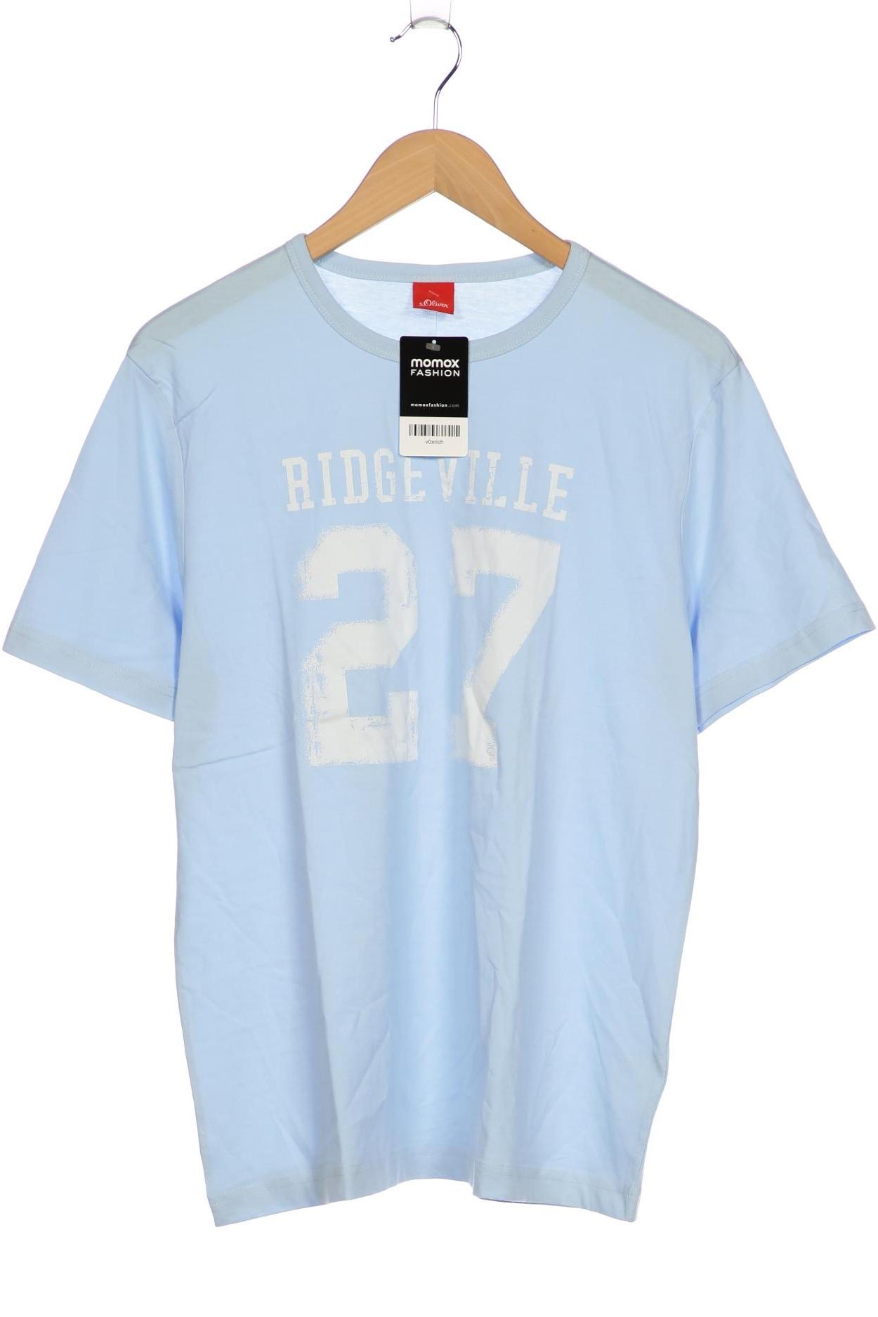 

s.Oliver Herren T-Shirt, blau, Gr. 52