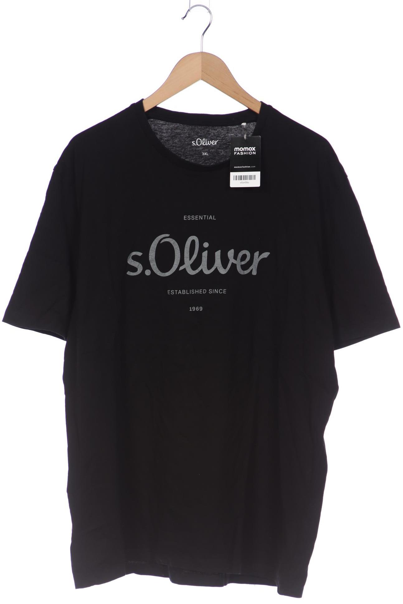 

s.Oliver Herren T-Shirt, schwarz, Gr. 58