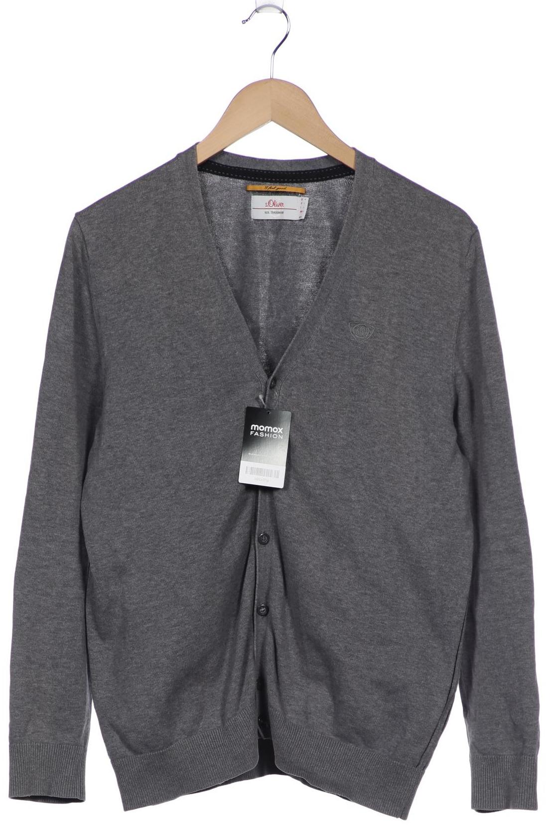 

s.Oliver Herren Strickjacke, grau, Gr. 48