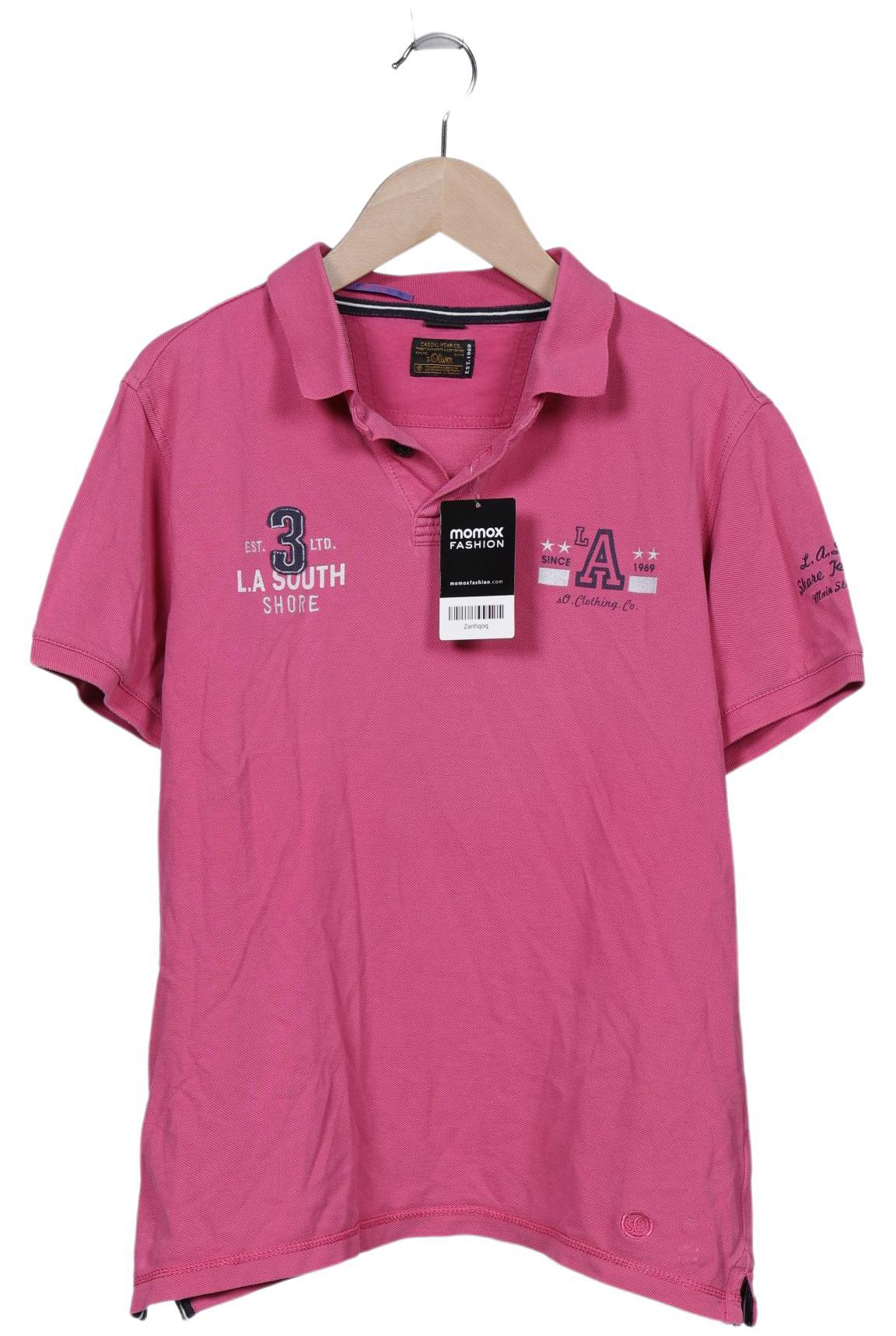 

s.Oliver Herren Poloshirt, pink, Gr. 46