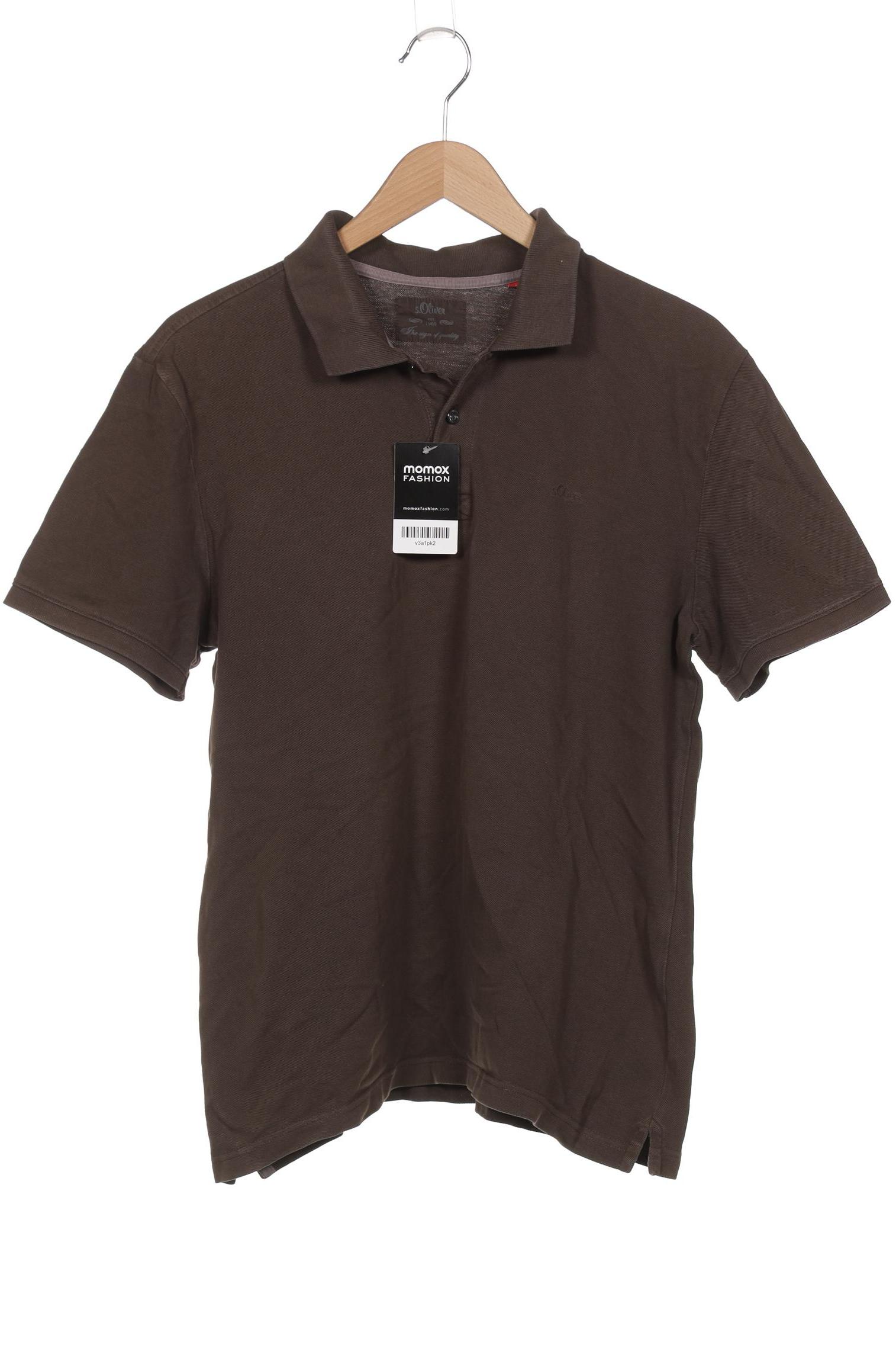 

s.Oliver Herren Poloshirt, braun, Gr. 52