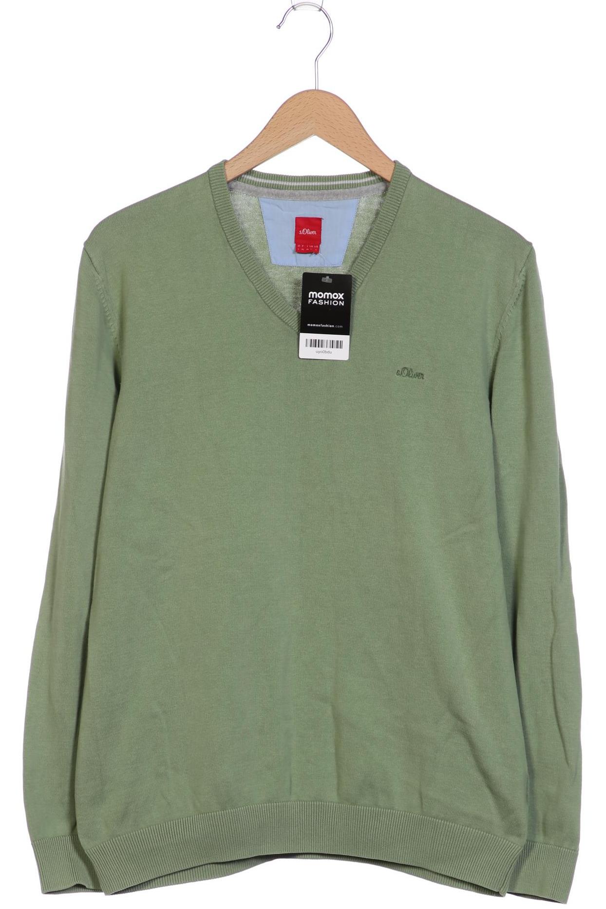 

s.Oliver Herren Pullover, grün, Gr. 52