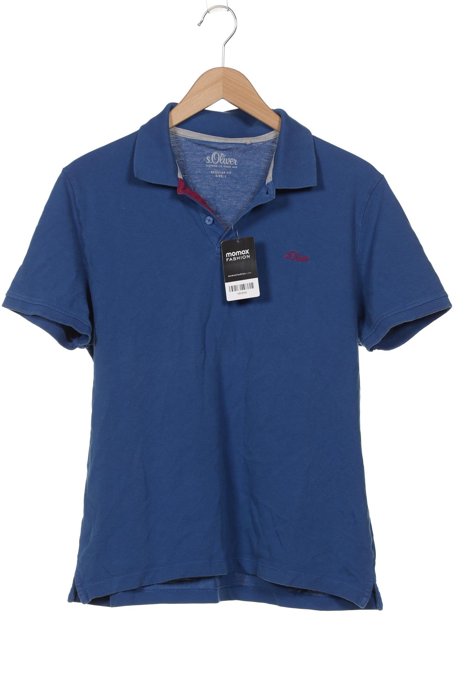 

s.Oliver Herren Poloshirt, blau, Gr. 52