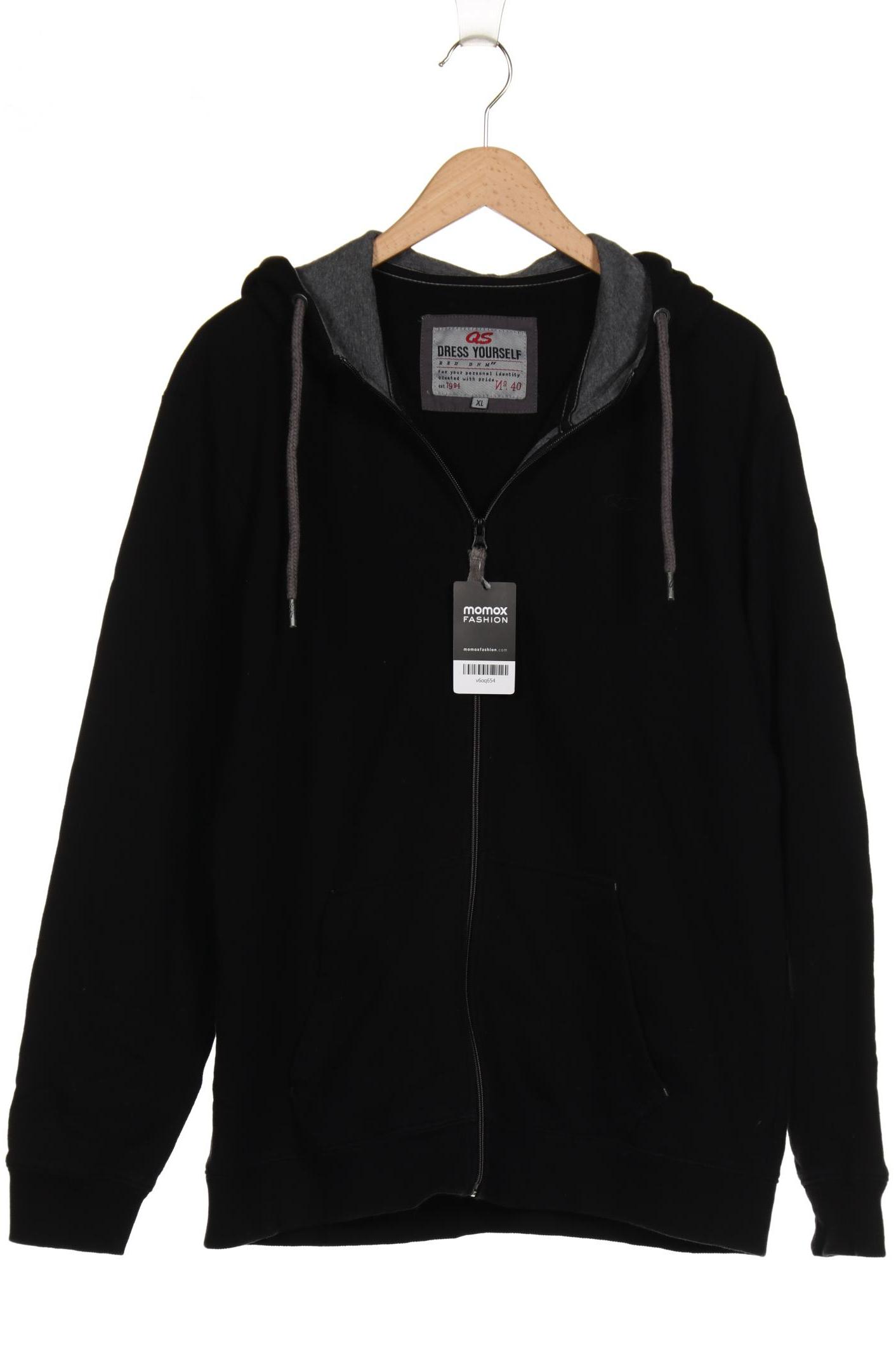

s.Oliver Herren Kapuzenpullover, schwarz, Gr. 54