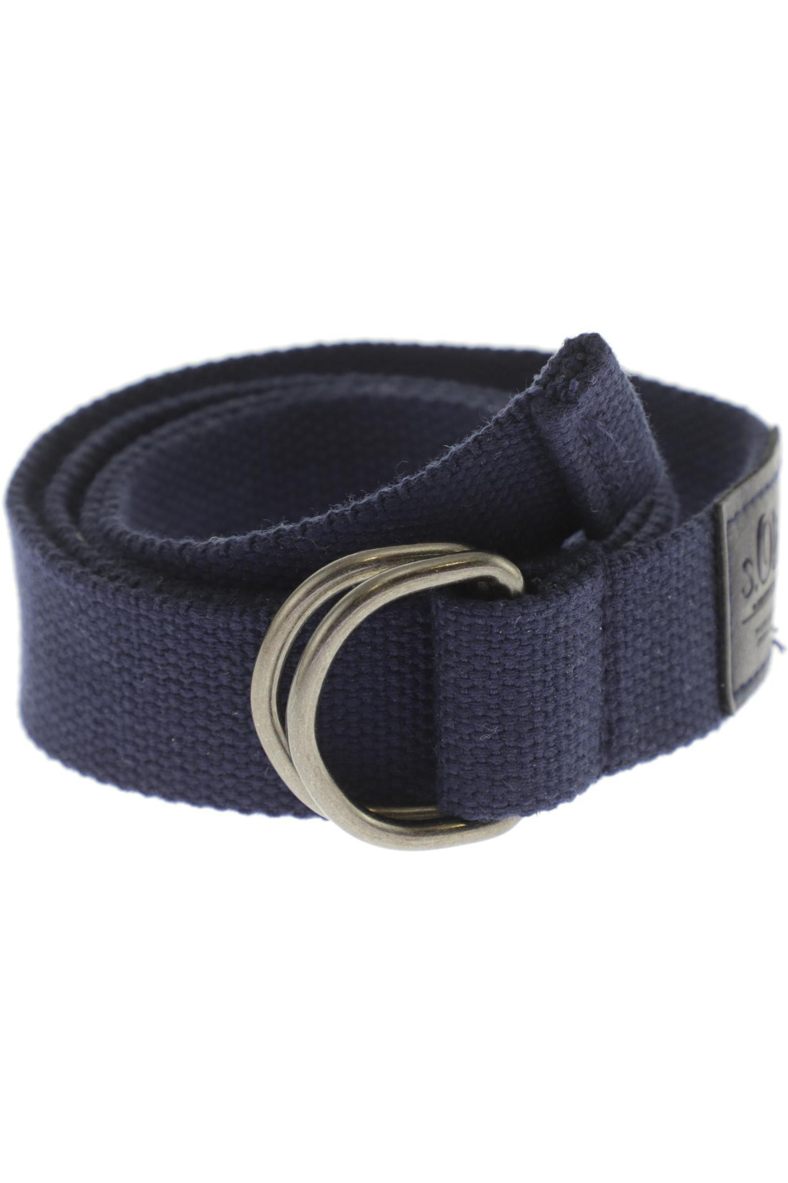 

s.Oliver Herren Gürtel, marineblau