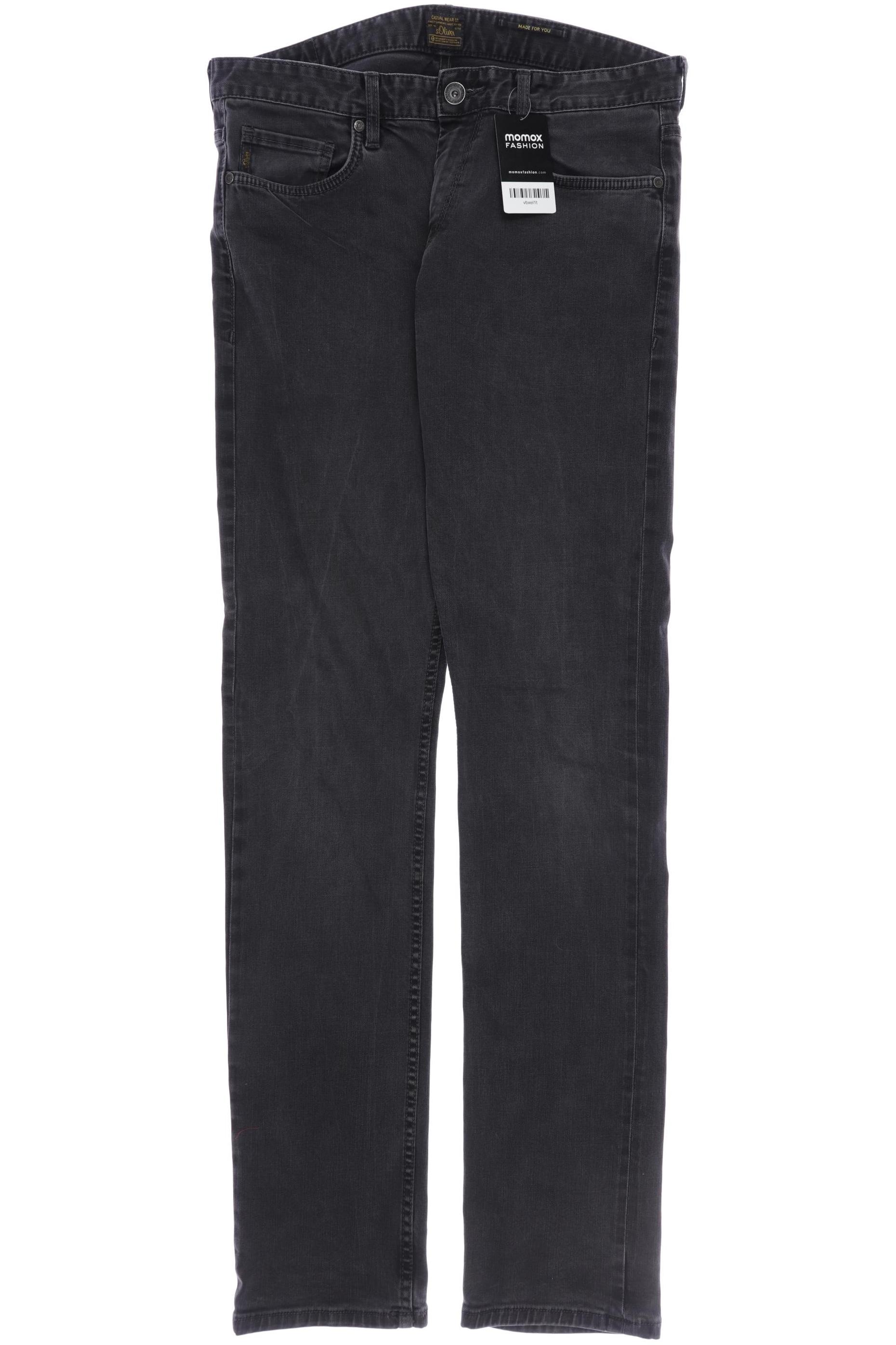 

s.Oliver Herren Jeans, schwarz, Gr. 33