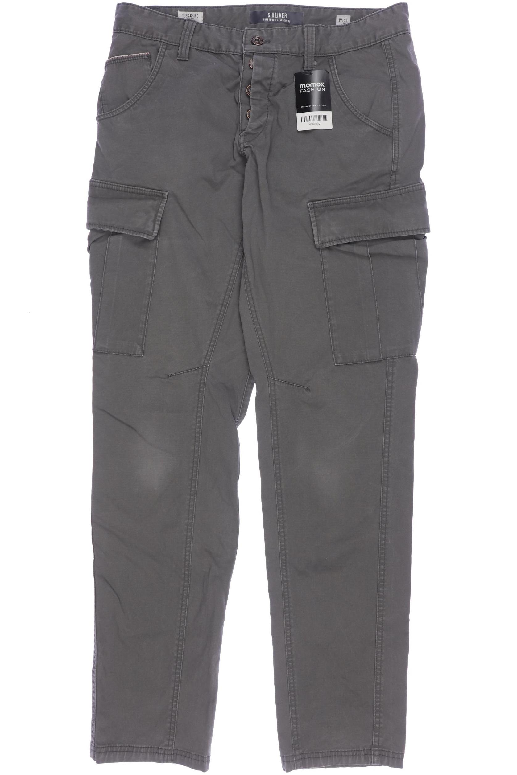

s.Oliver Herren Stoffhose, grau, Gr. 32