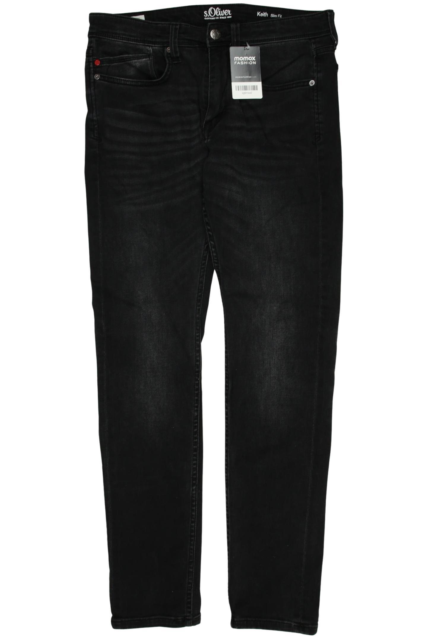 

s.Oliver Herren Jeans, schwarz, Gr. 30