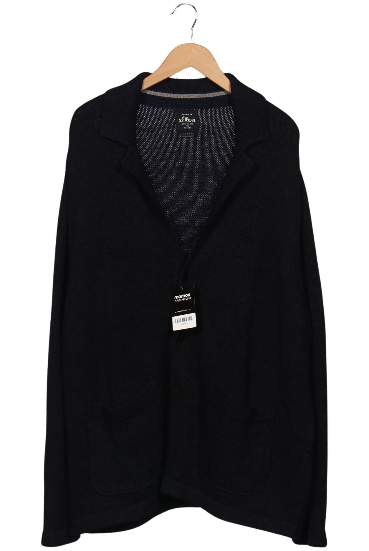 

s.Oliver Herren Strickjacke, marineblau, Gr. 60
