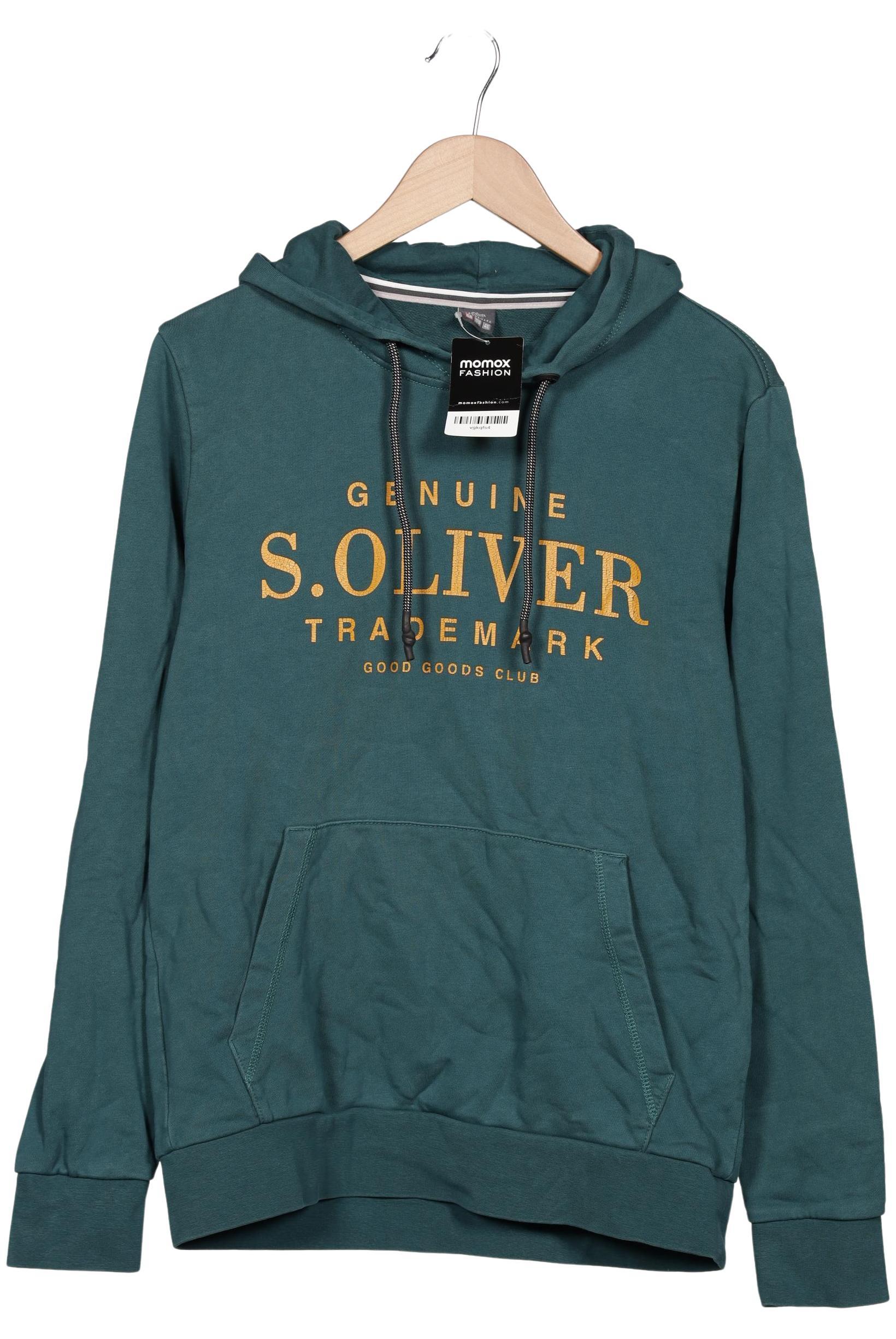 

s.Oliver Herren Kapuzenpullover, grün, Gr. 48