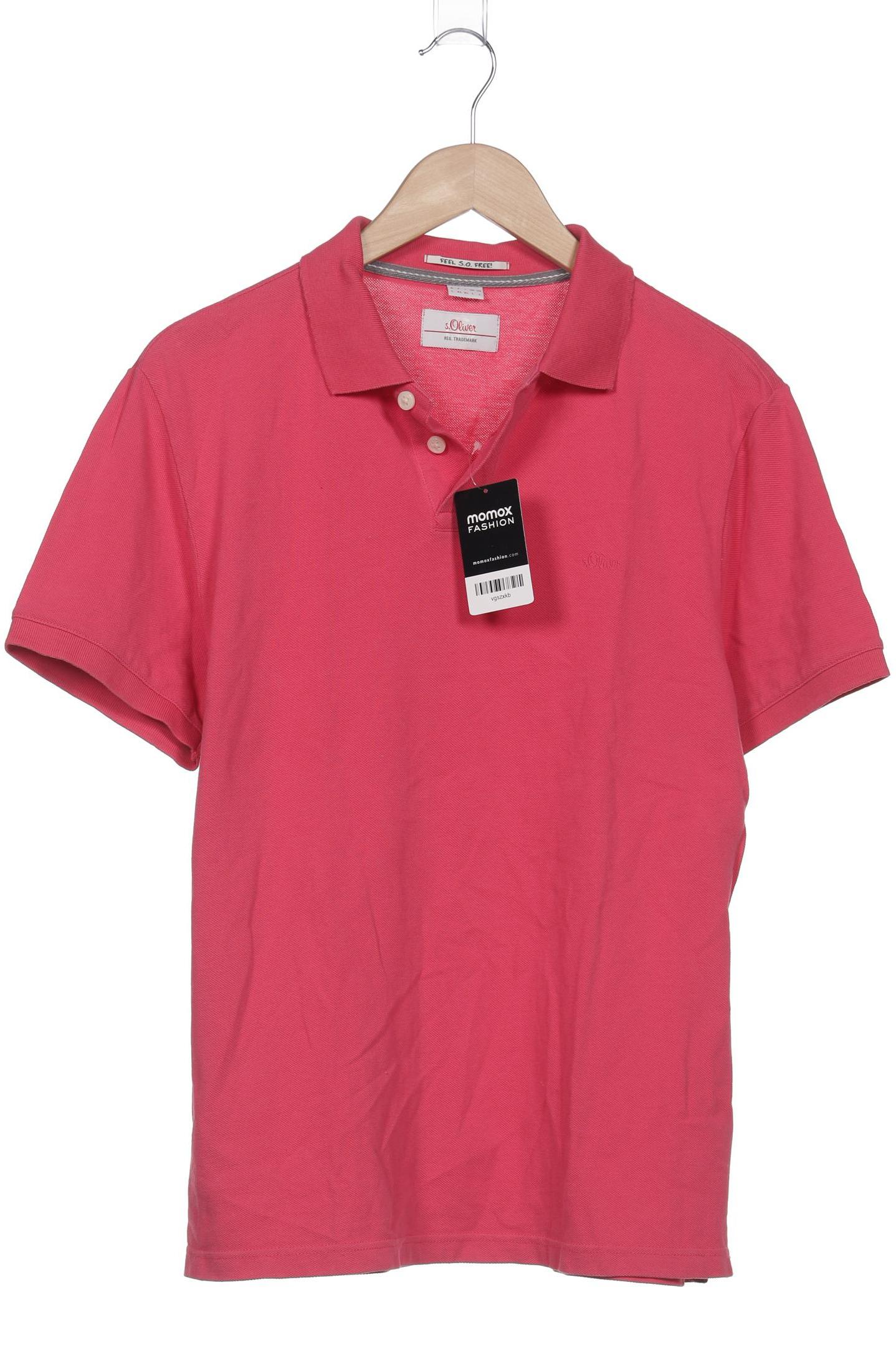 

s.Oliver Herren Poloshirt, pink, Gr. 52