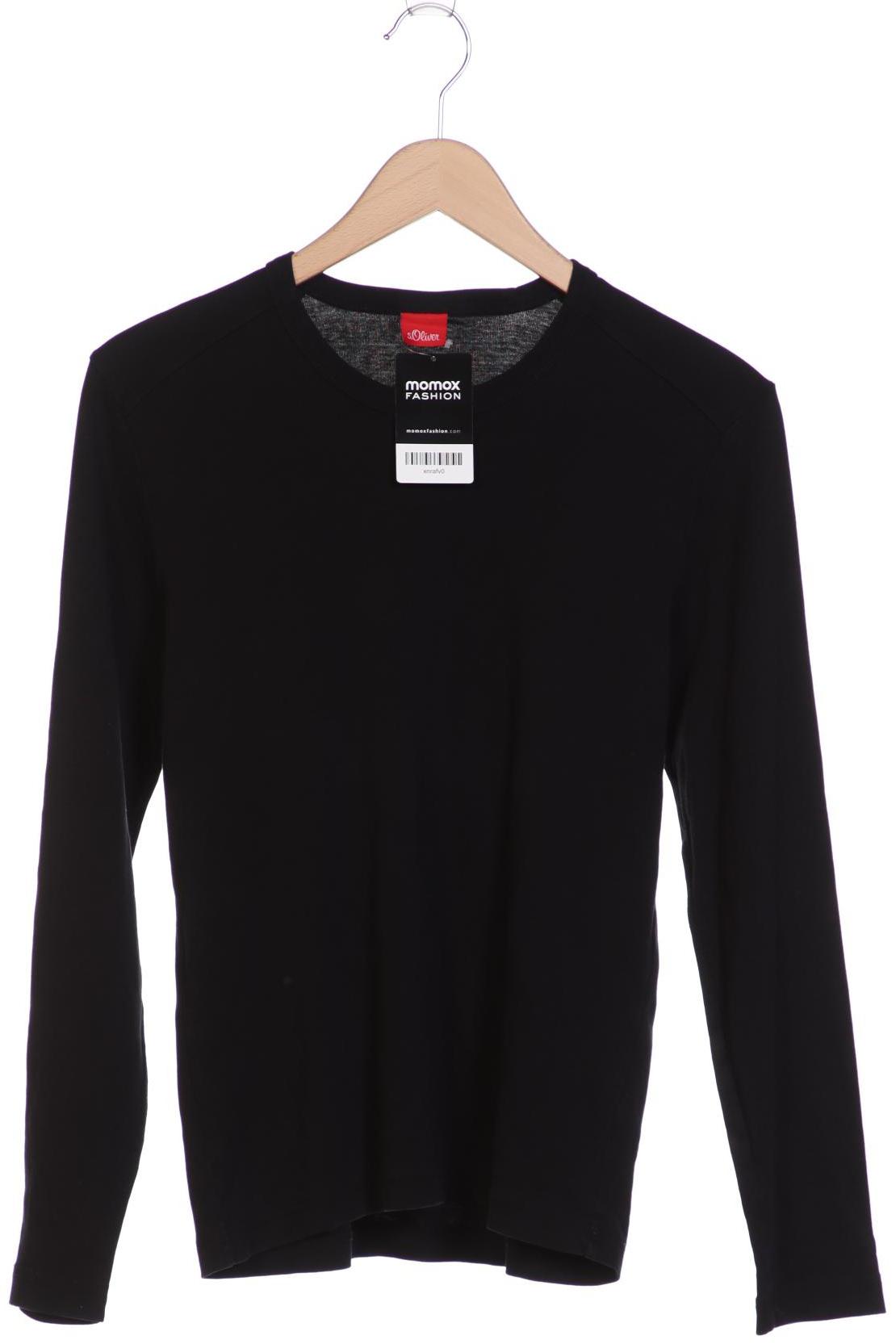 

s.Oliver Herren Langarmshirt, schwarz
