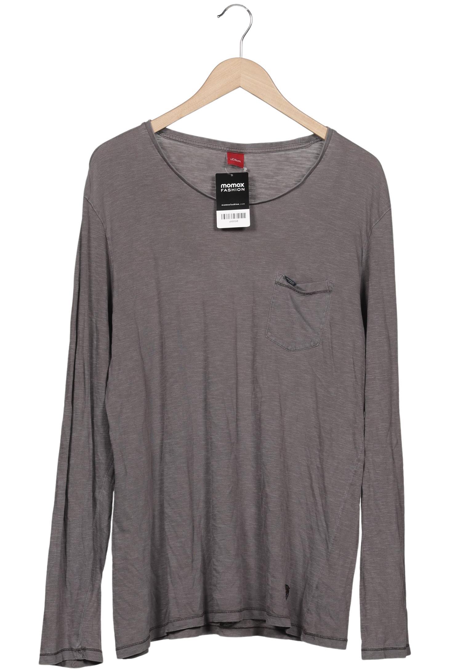 

s.Oliver Herren Langarmshirt, grau, Gr. 54