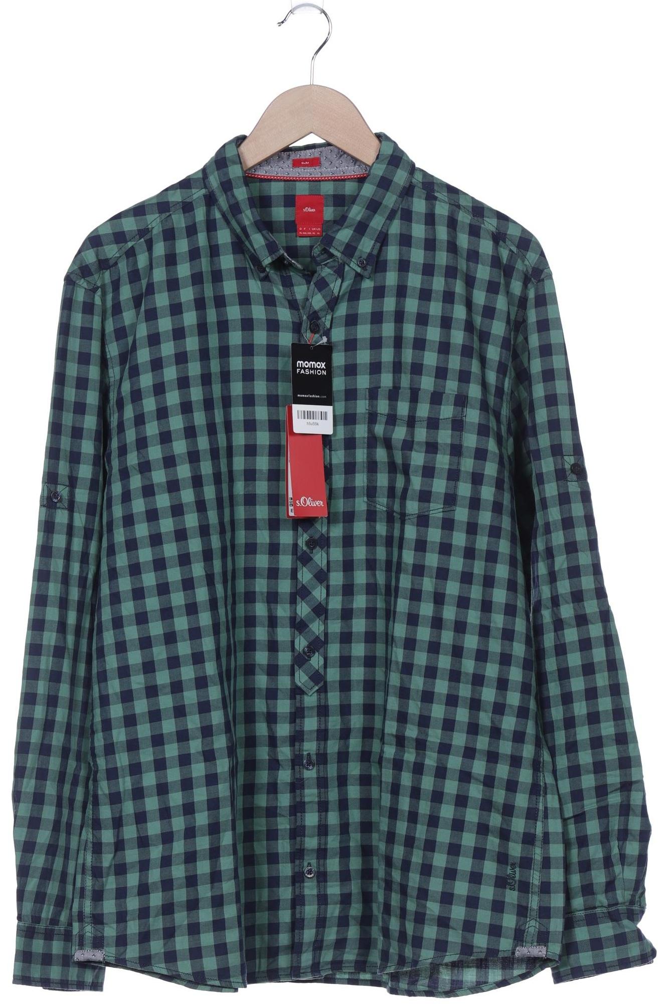 

s.Oliver Herren Hemd, grün, Gr. 54