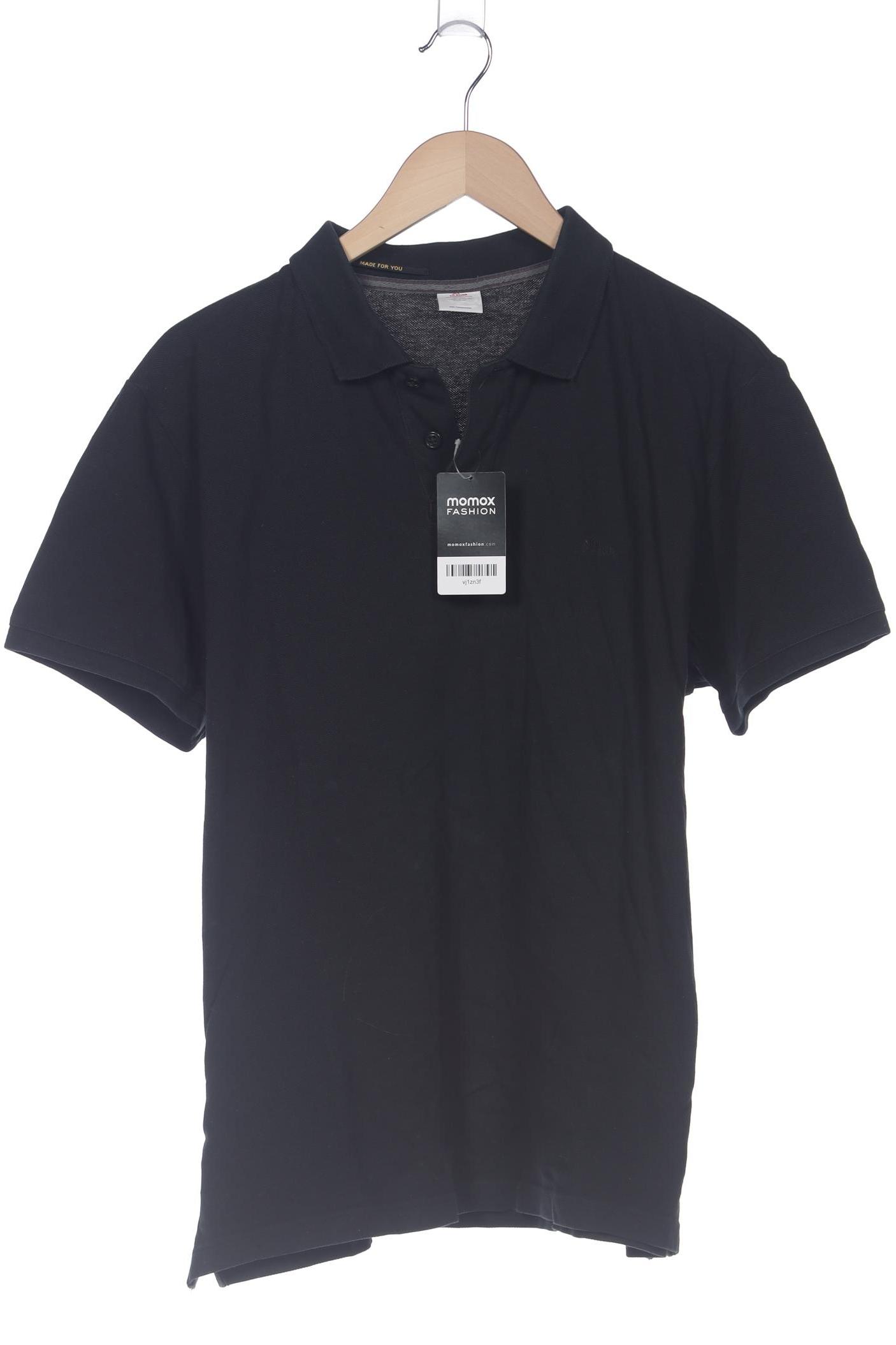 

s.Oliver Herren Poloshirt, schwarz, Gr. 54