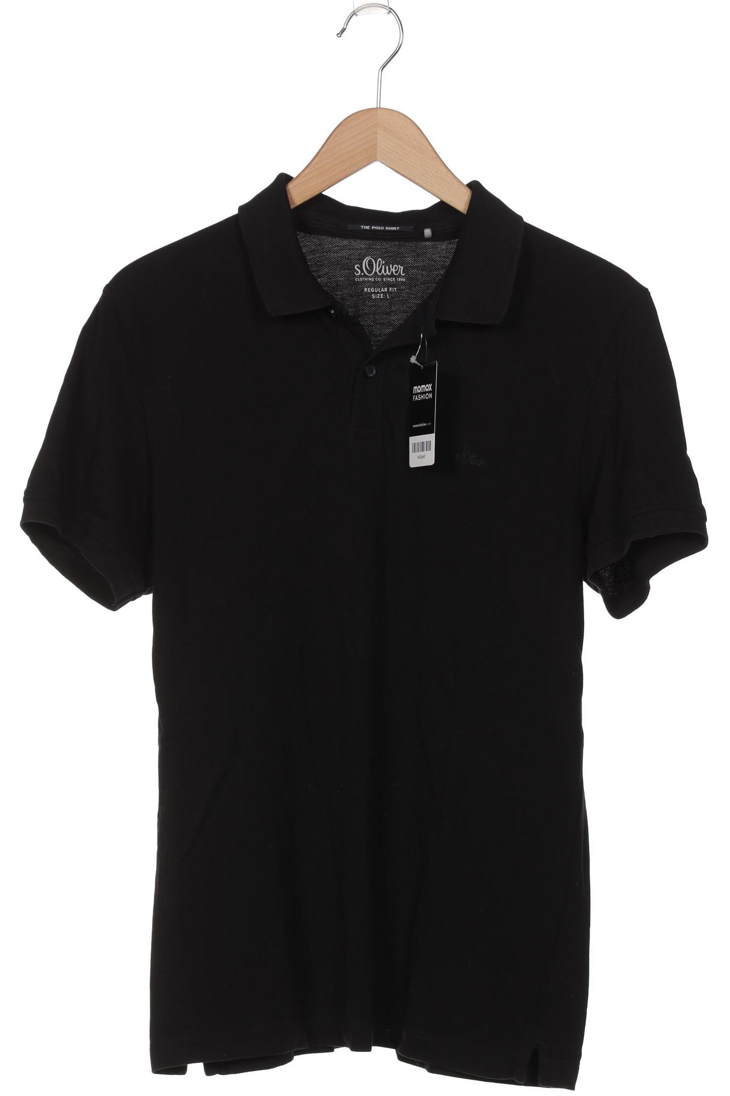 

s.Oliver Herren Poloshirt, schwarz, Gr. 52