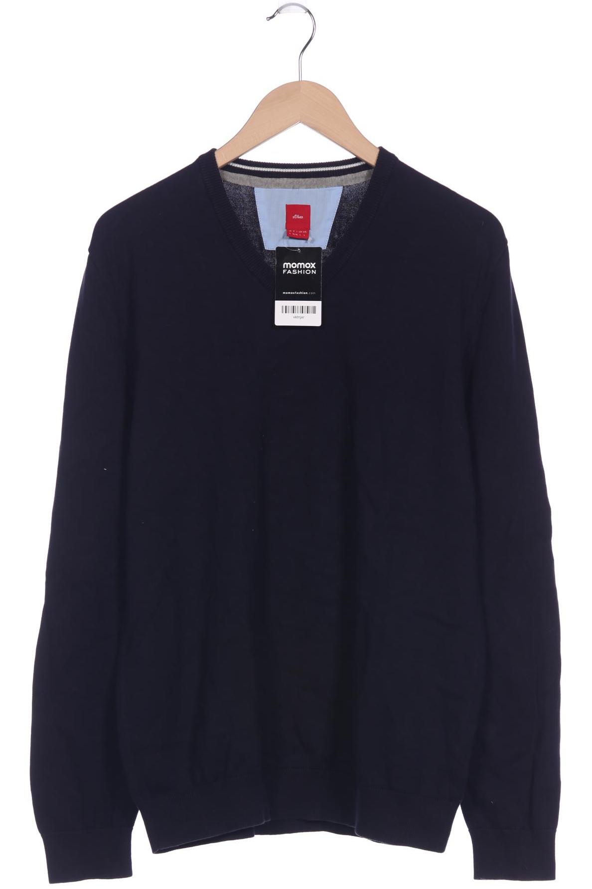 

s.Oliver Herren Pullover, marineblau, Gr. 52