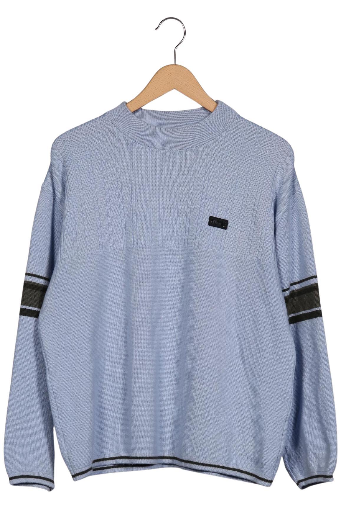 

s.Oliver Herren Pullover, blau, Gr. 54