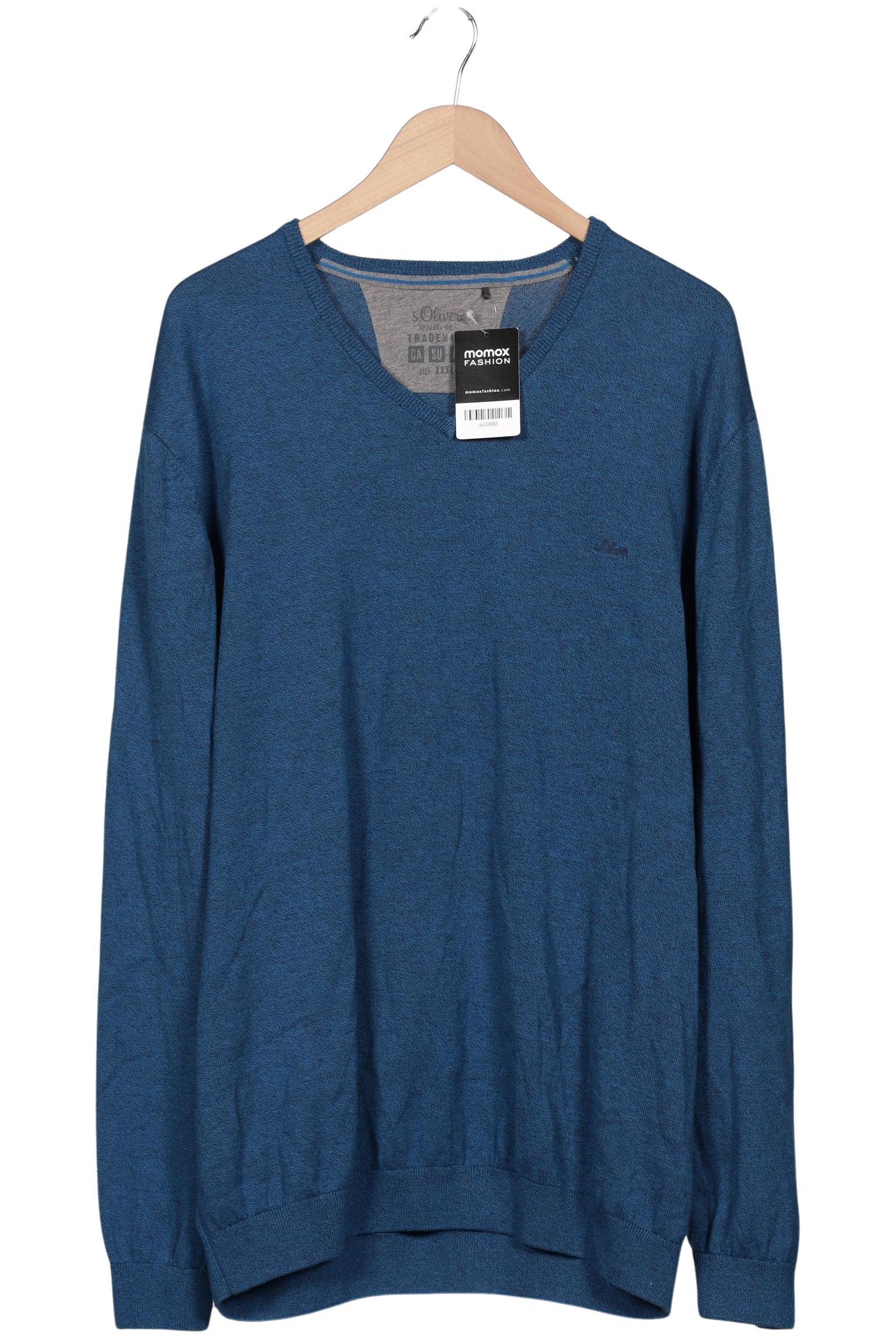 

s.Oliver Herren Pullover, blau, Gr. 58
