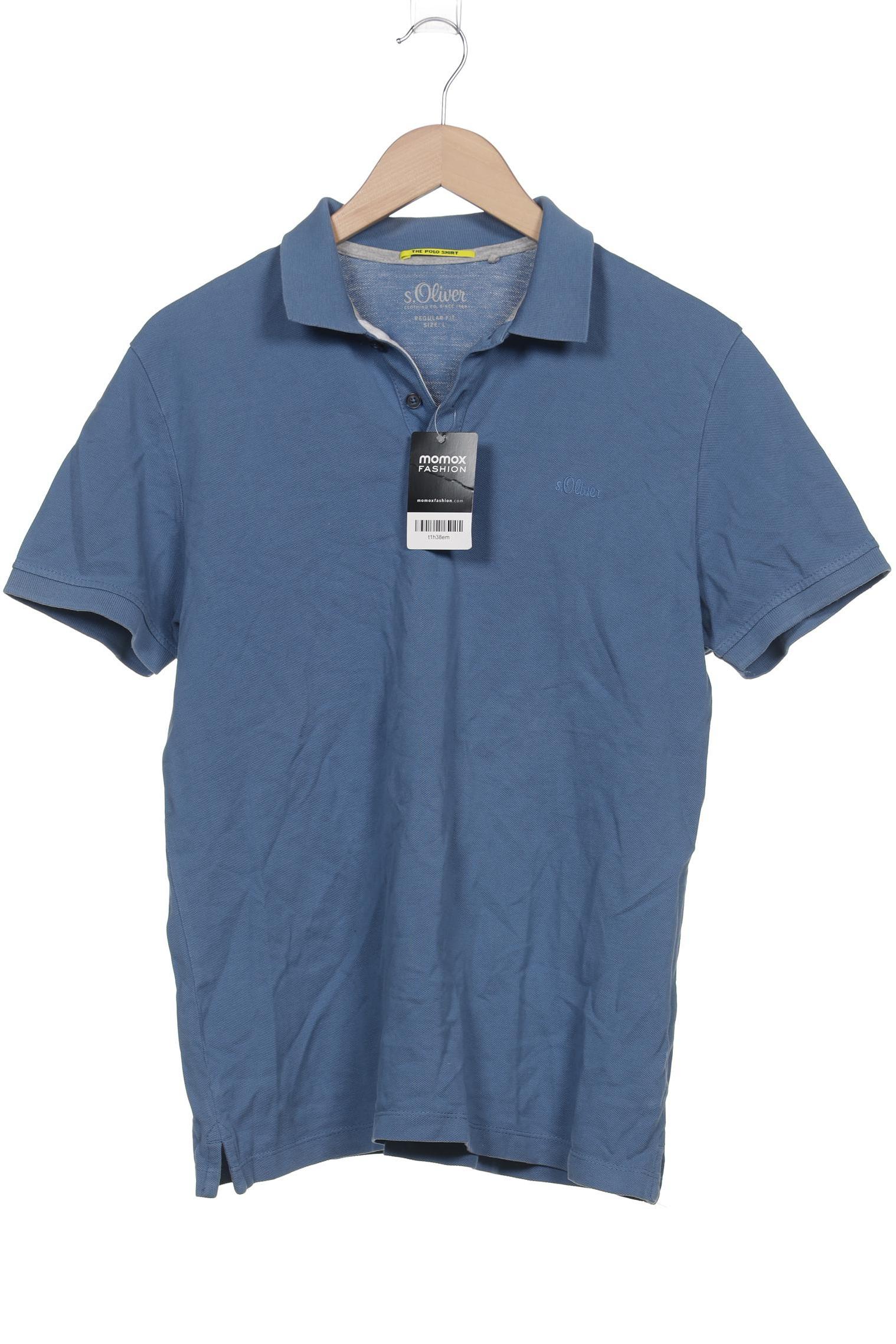 

s.Oliver Herren Poloshirt, blau, Gr. 52