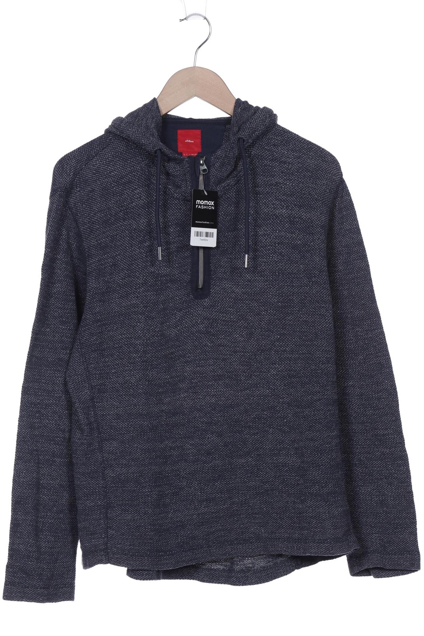 

s.Oliver Herren Kapuzenpullover, blau, Gr. 54