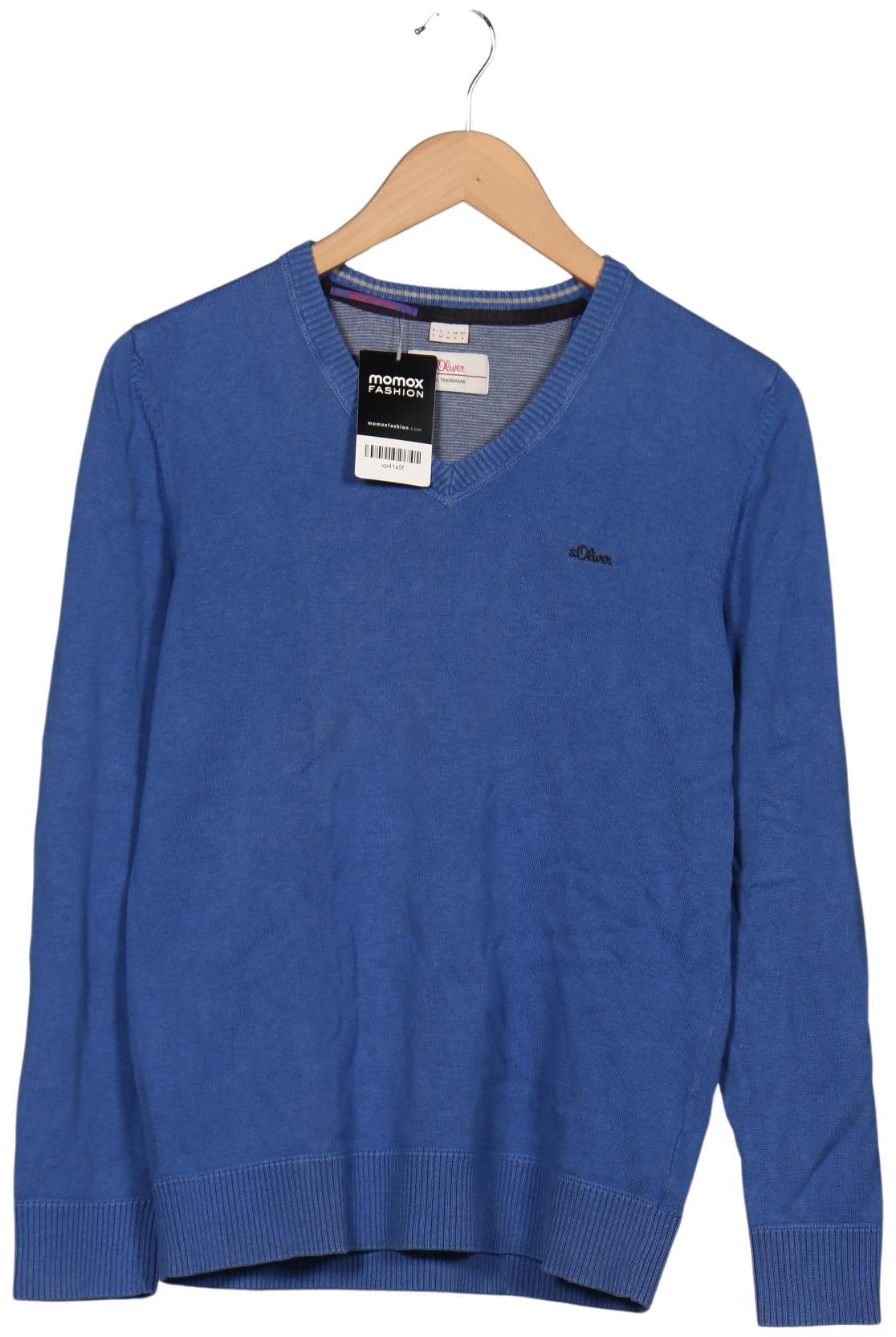 

s.Oliver Herren Pullover, blau, Gr. 46