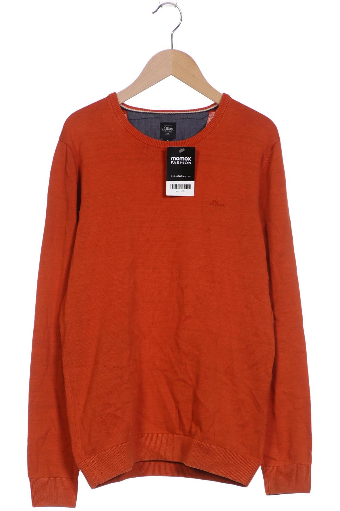 

s.Oliver Herren Pullover, orange, Gr. 46