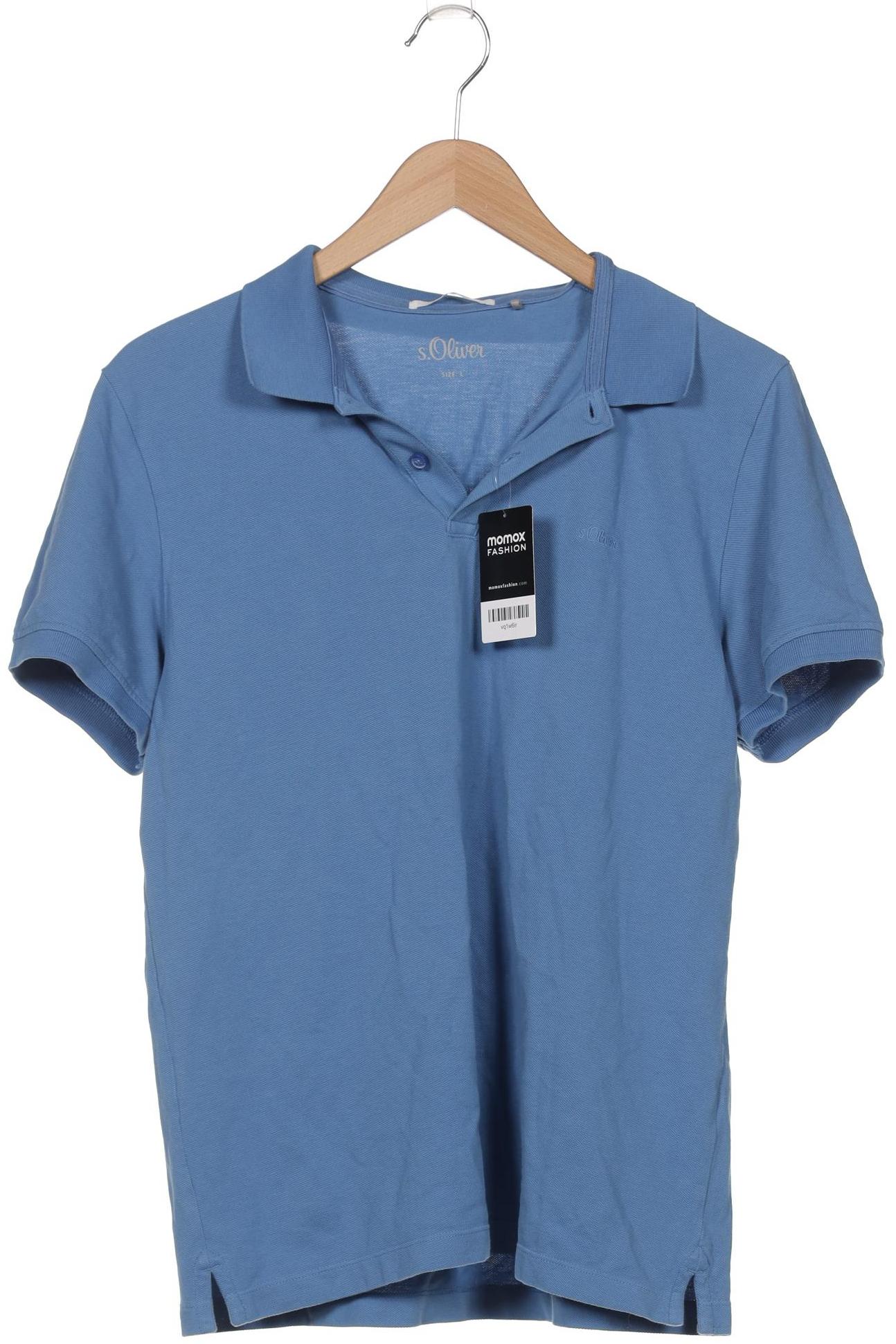 

s.Oliver Herren Poloshirt, blau, Gr. 52