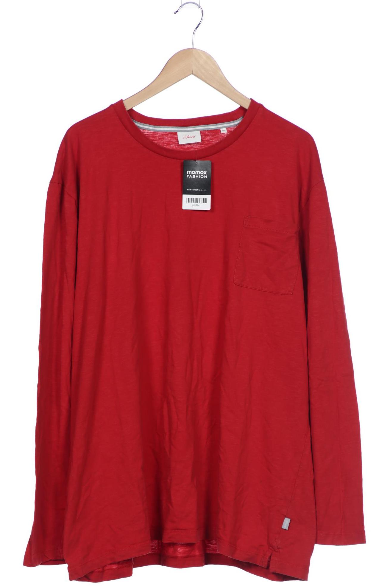 

s.Oliver Herren Langarmshirt, rot, Gr. 58