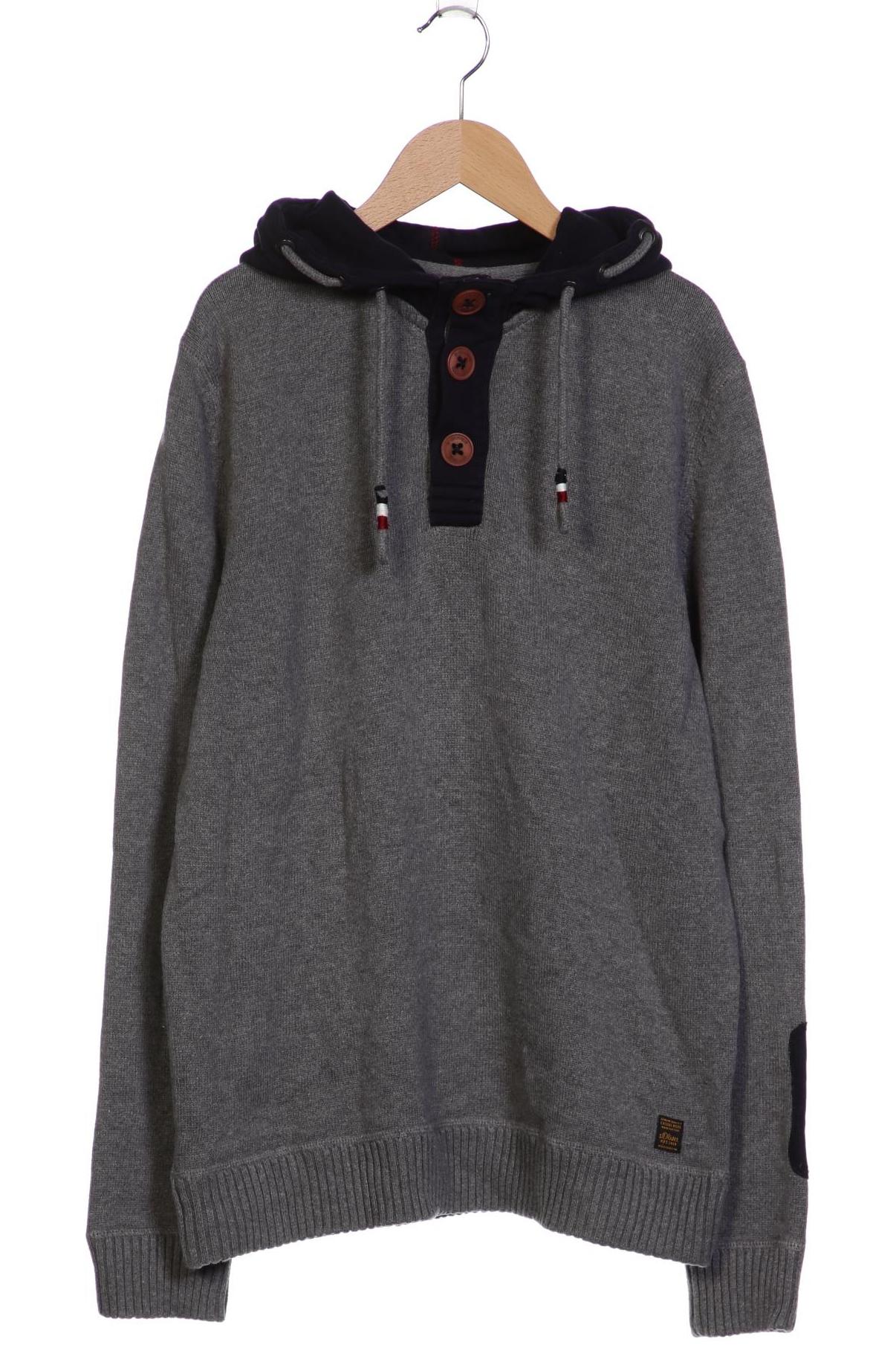 

s.Oliver Herren Kapuzenpullover, grau, Gr. 52