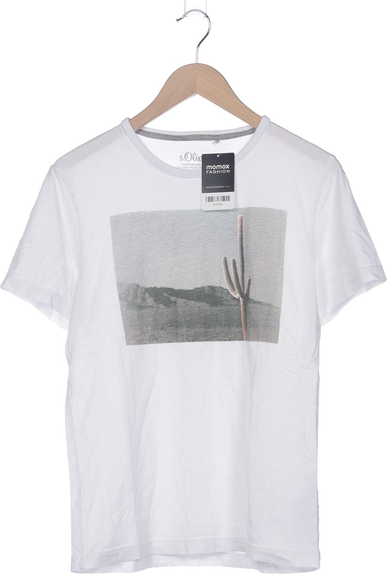 

s.Oliver Herren T-Shirt, weiß, Gr. 52