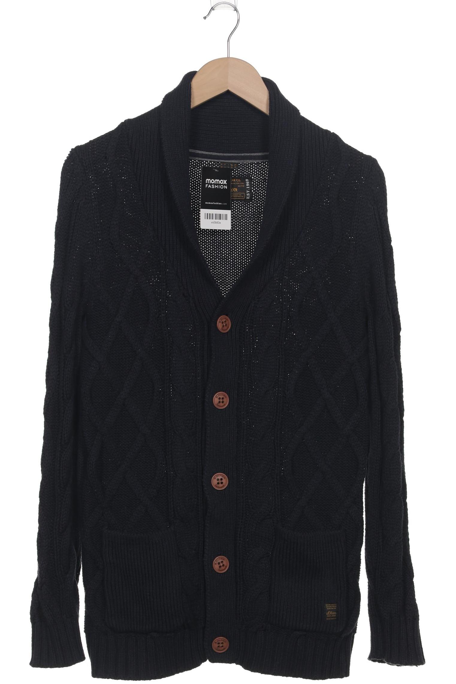 

s.Oliver Herren Strickjacke, marineblau, Gr. 48