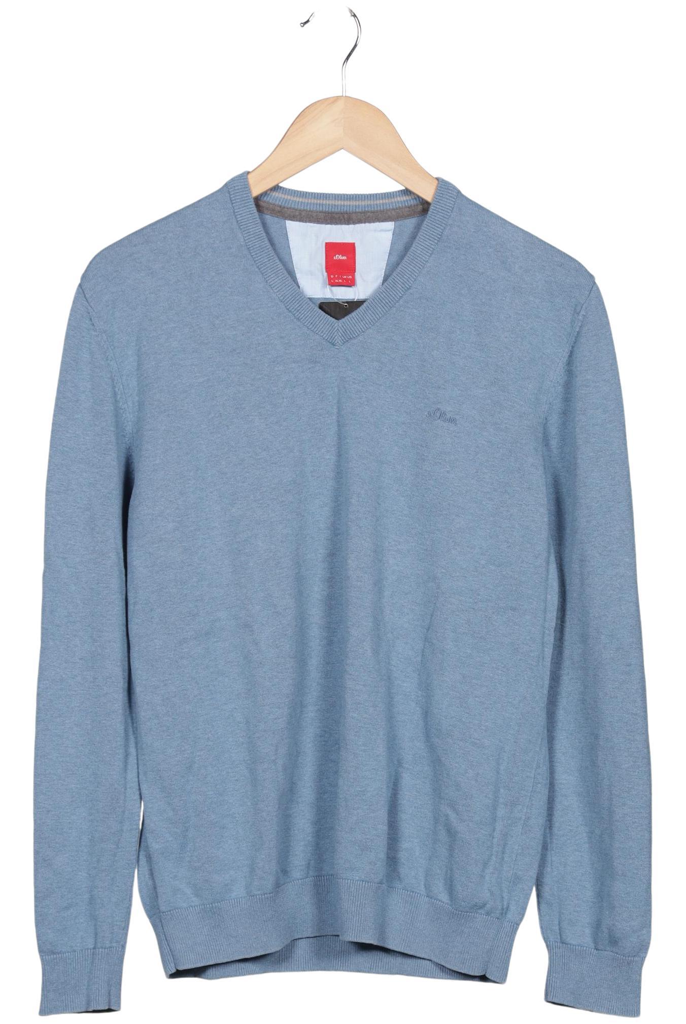 Thumbnail - s.Oliver Herren Strickjacke, hellblau, Gr. 52