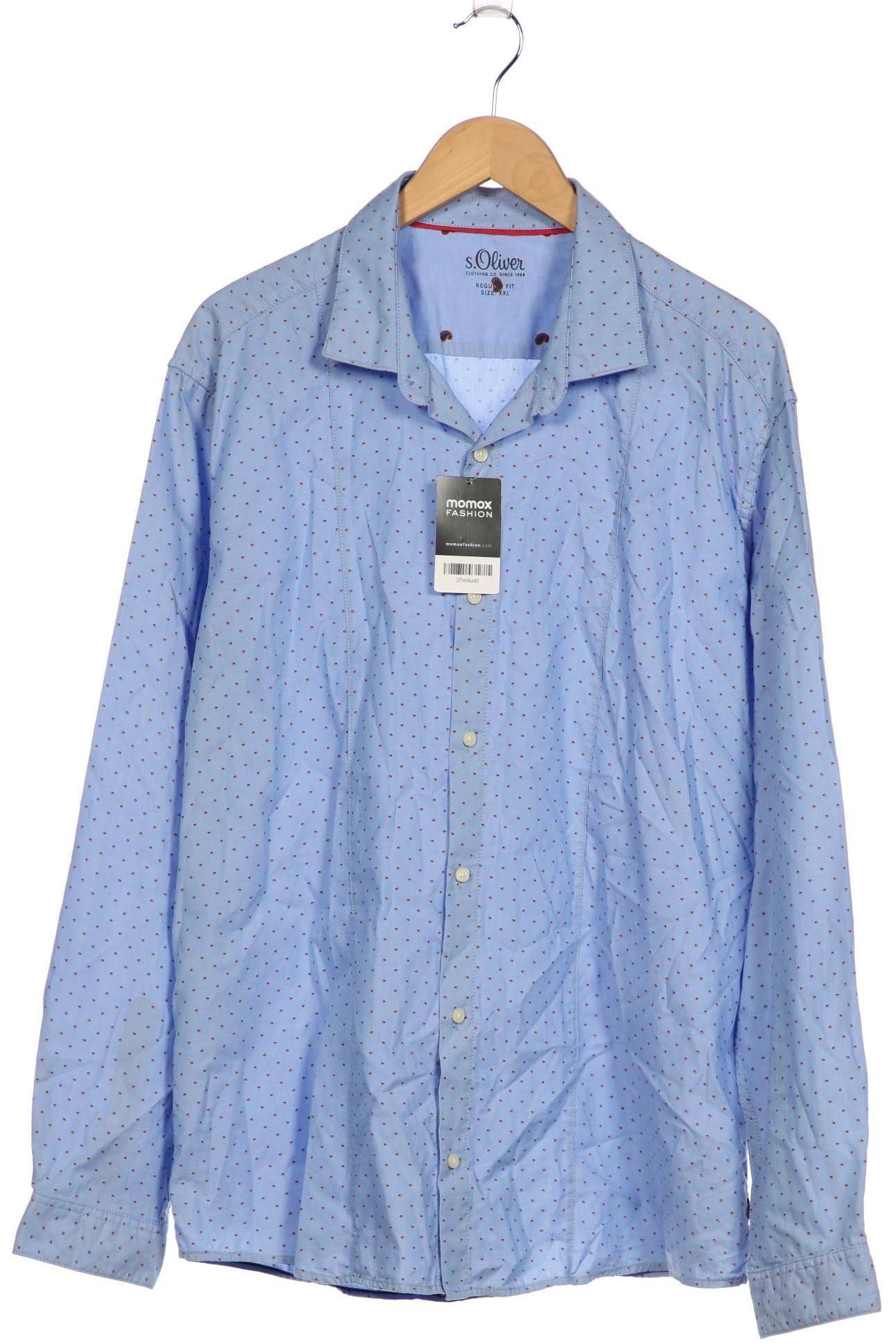 

s.Oliver Herren Hemd, blau, Gr. 56